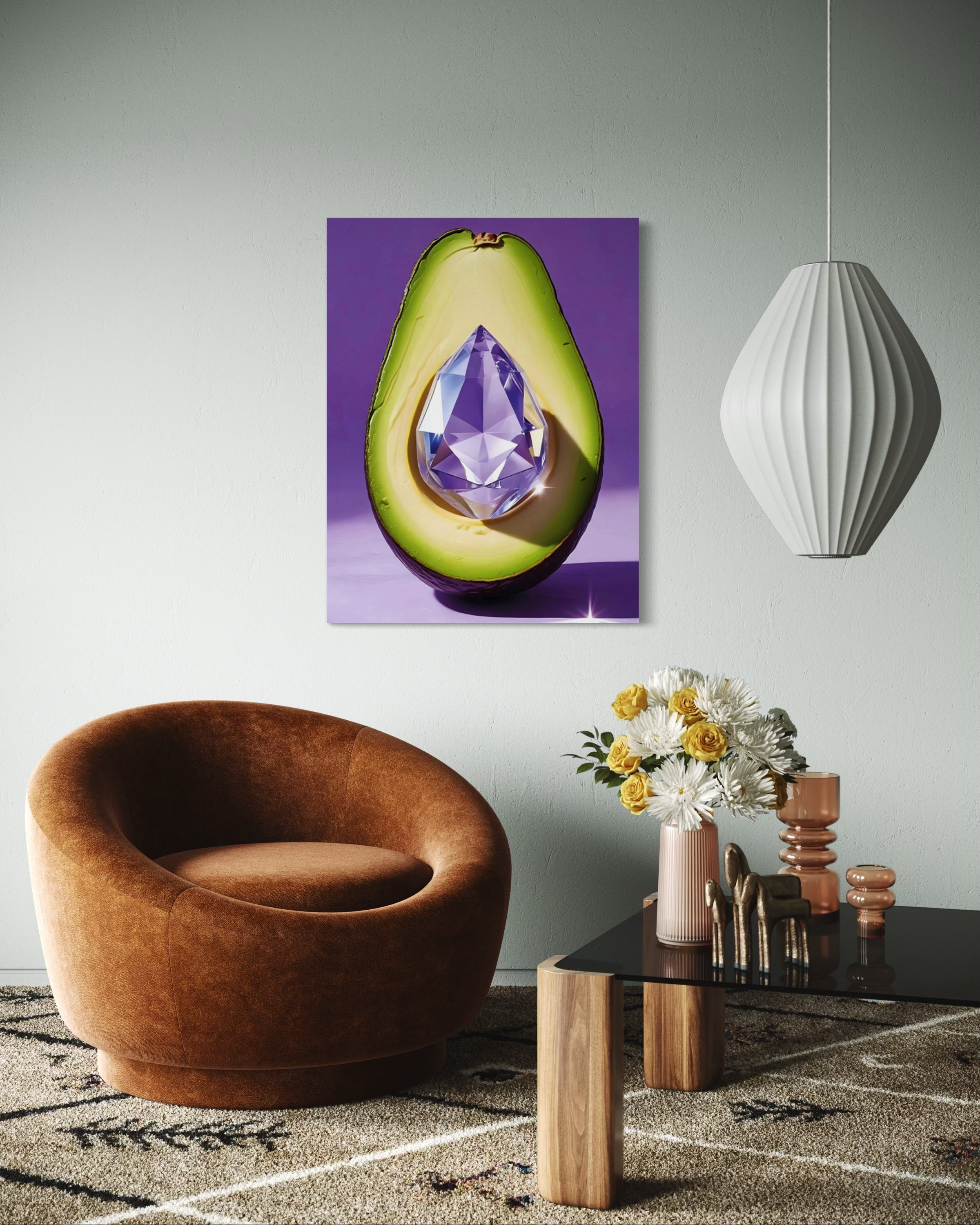 Avocado Gem Museum Print