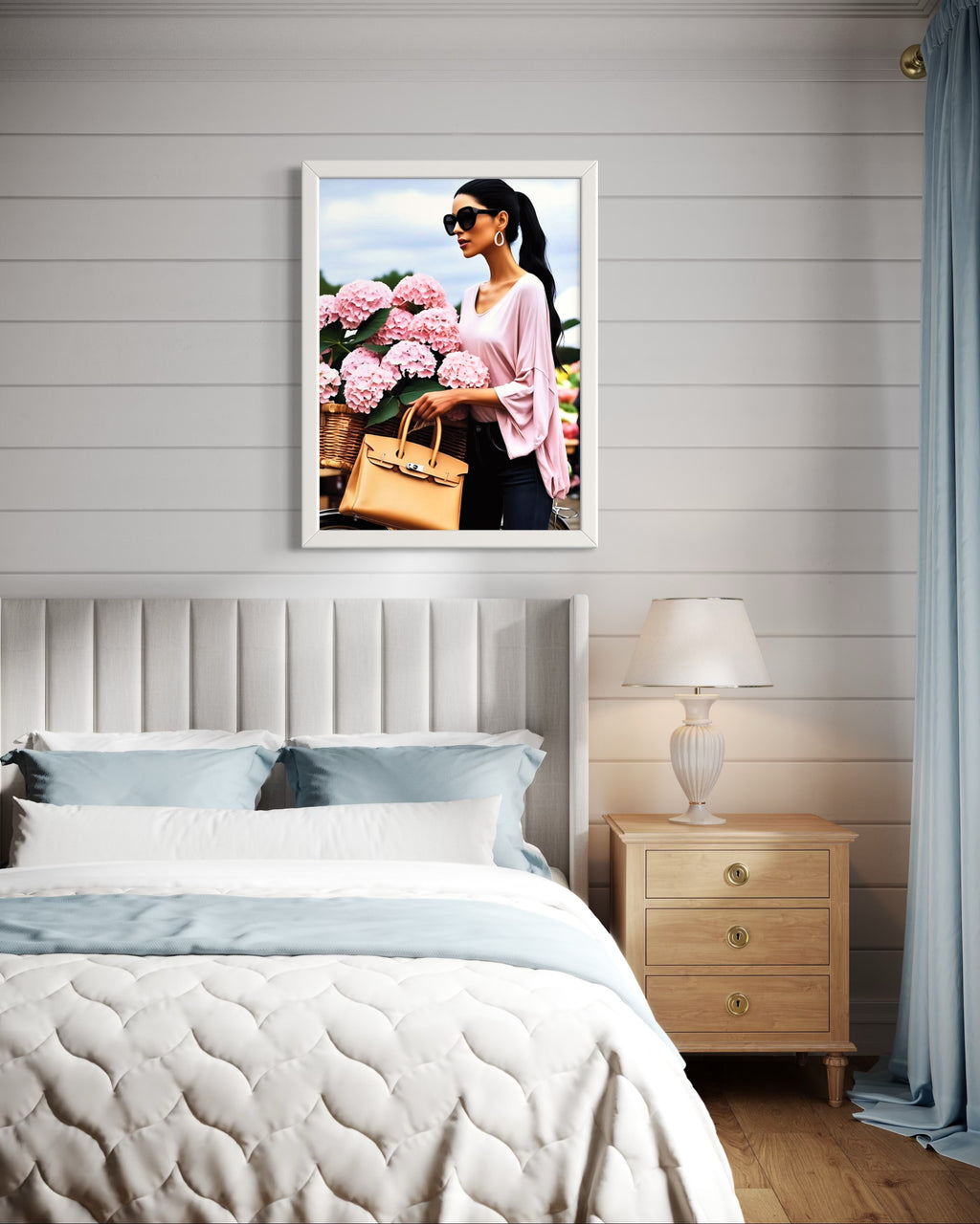 Farmer's Market Flowers Museum Print