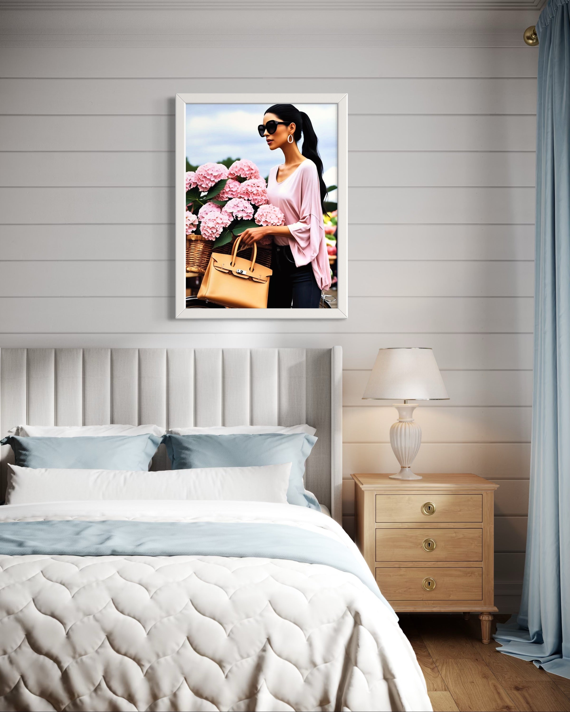Farmer's Market Flowers Museum Print