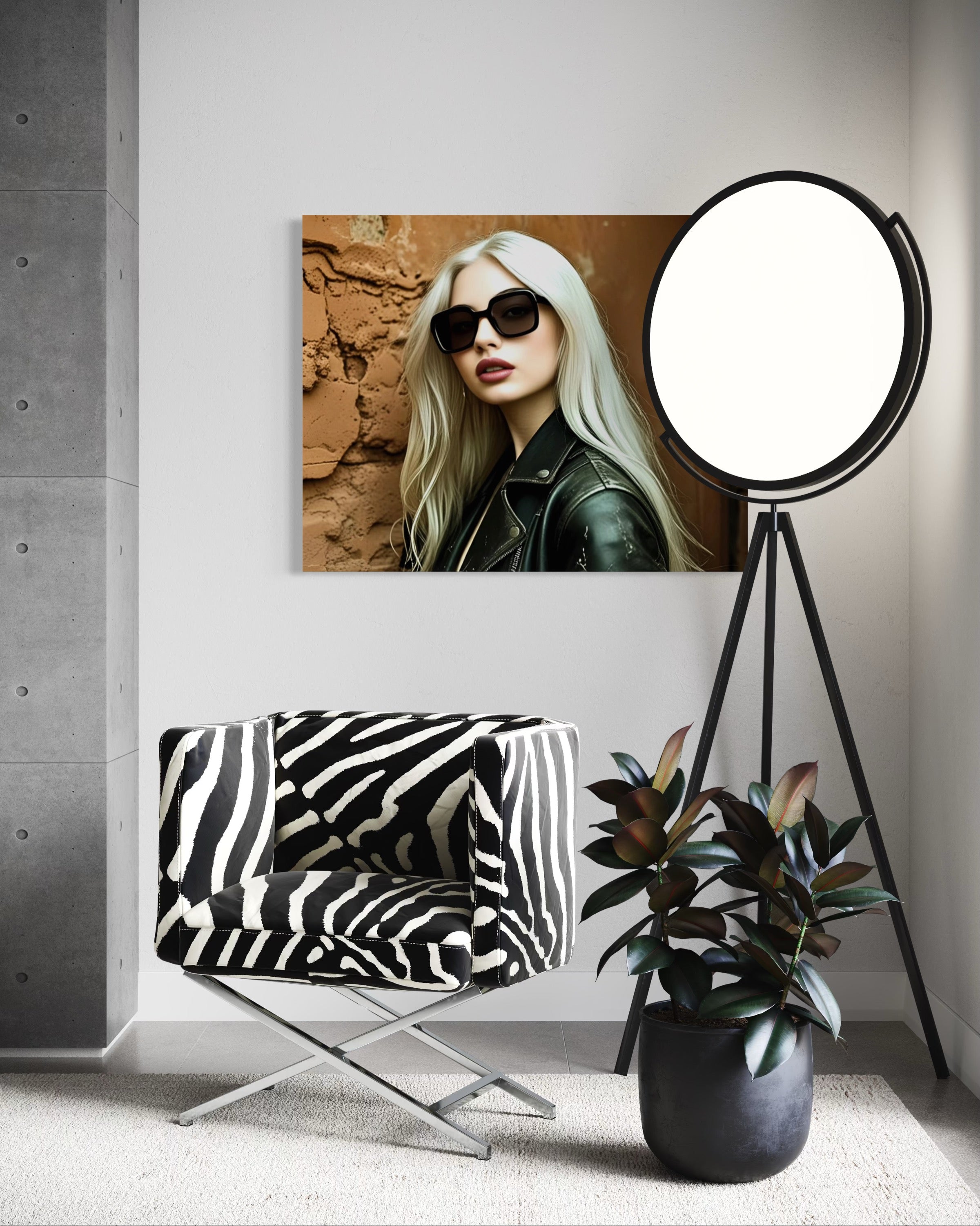 Leather Jacket Clay Wall - Blonde
