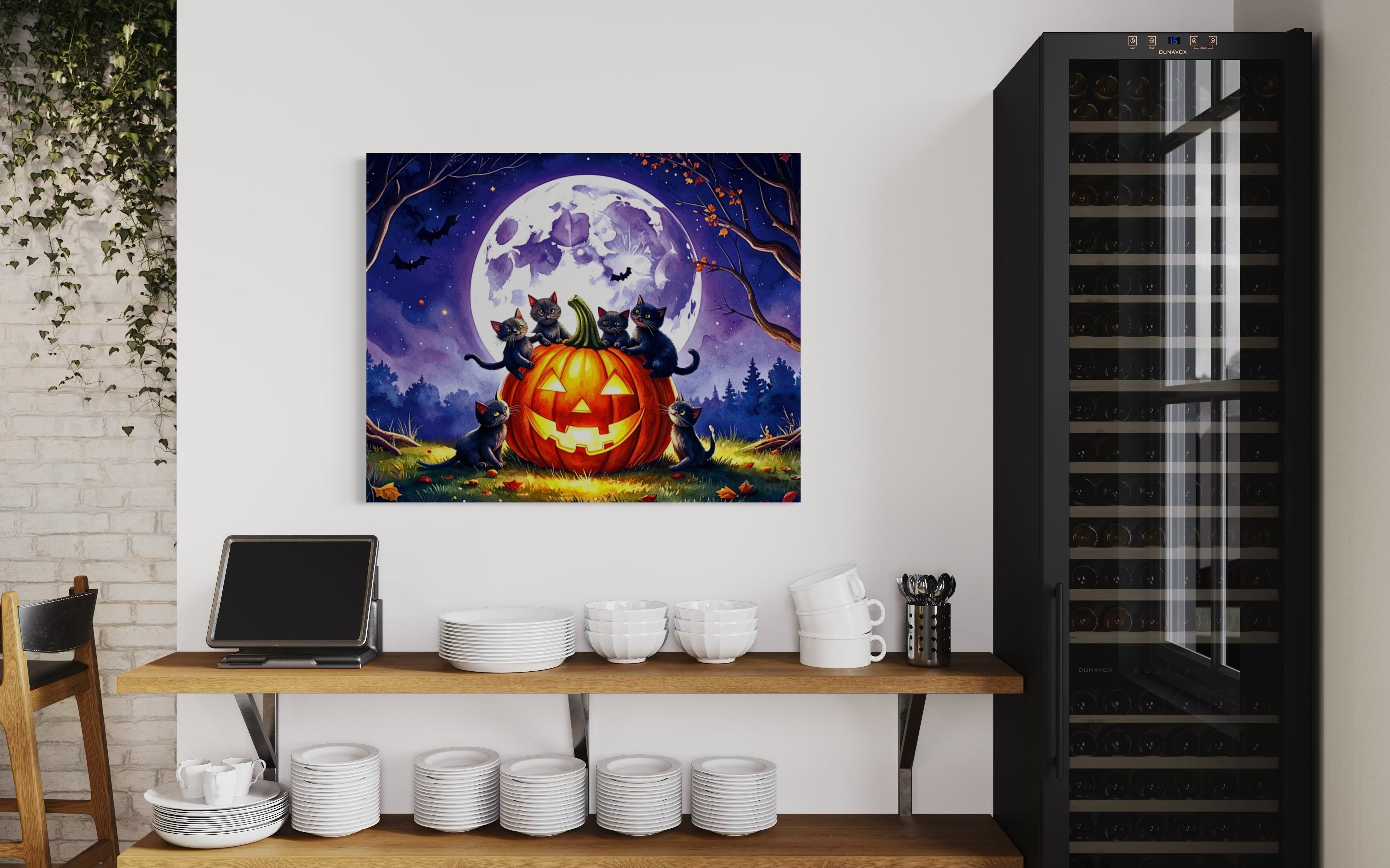 Kittens on a Jack O Lantern