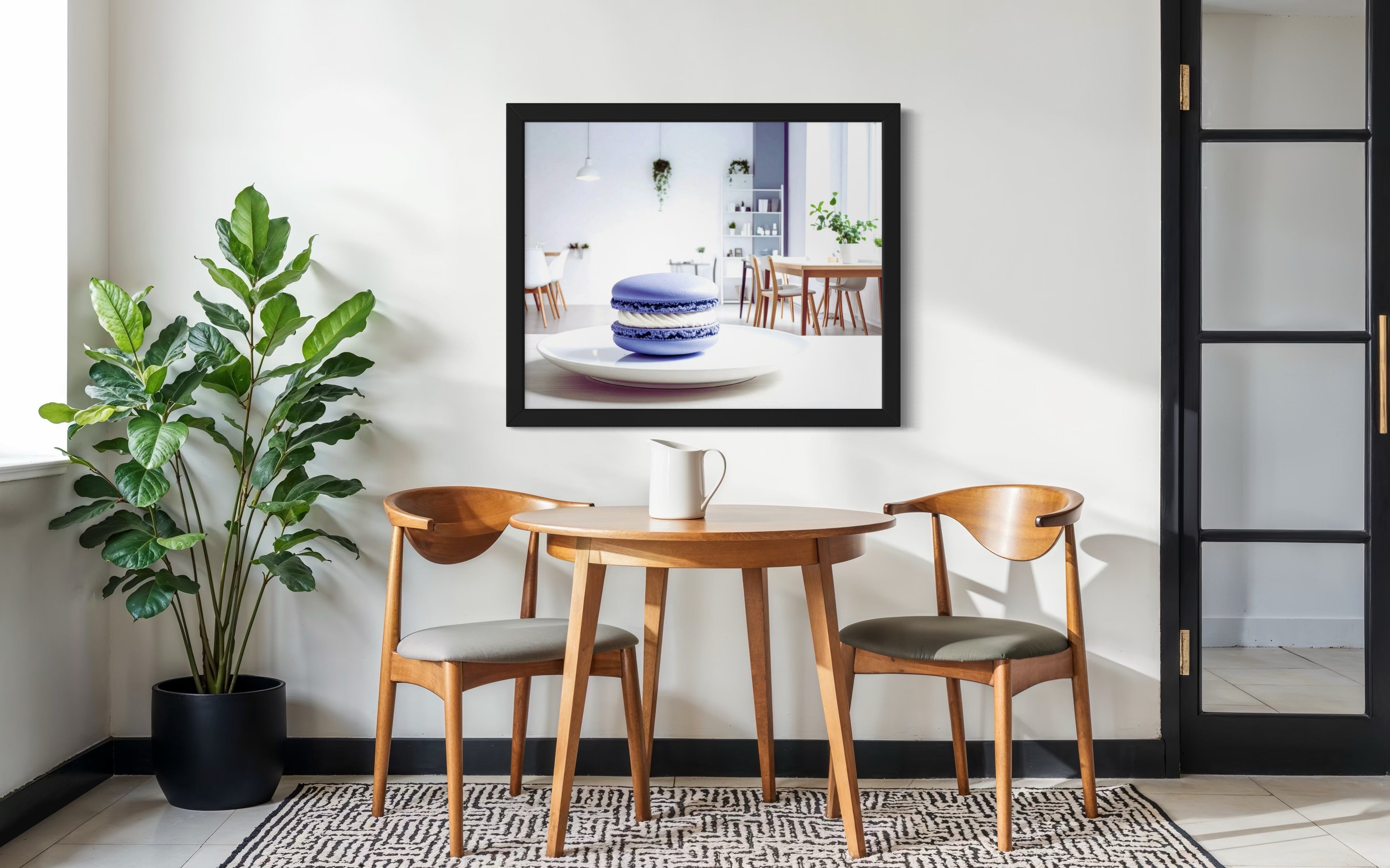 Periwinkle Macaroon Museum Print