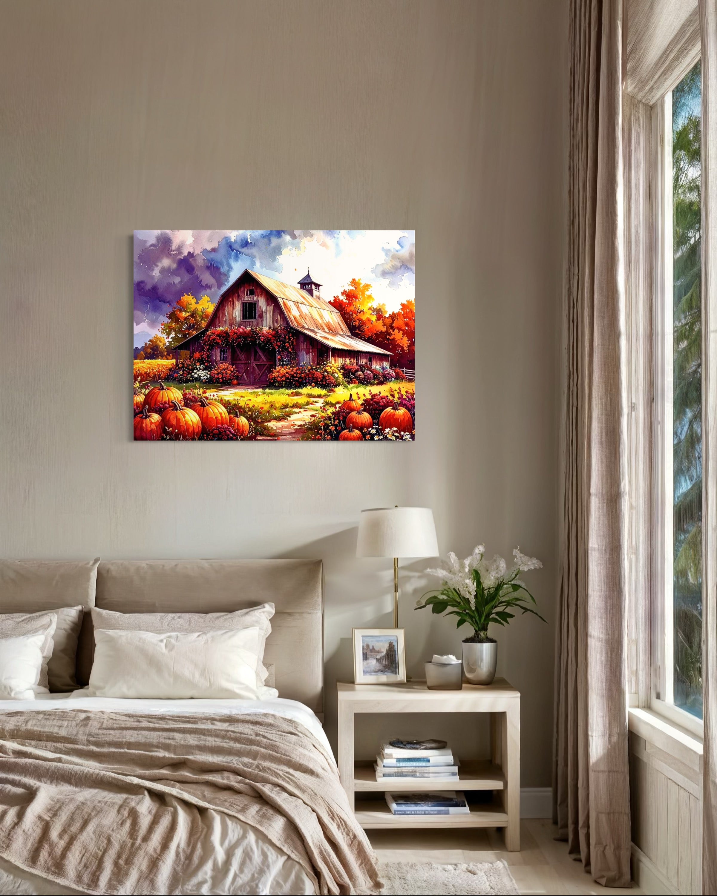 Pumpkin Farm Landscape