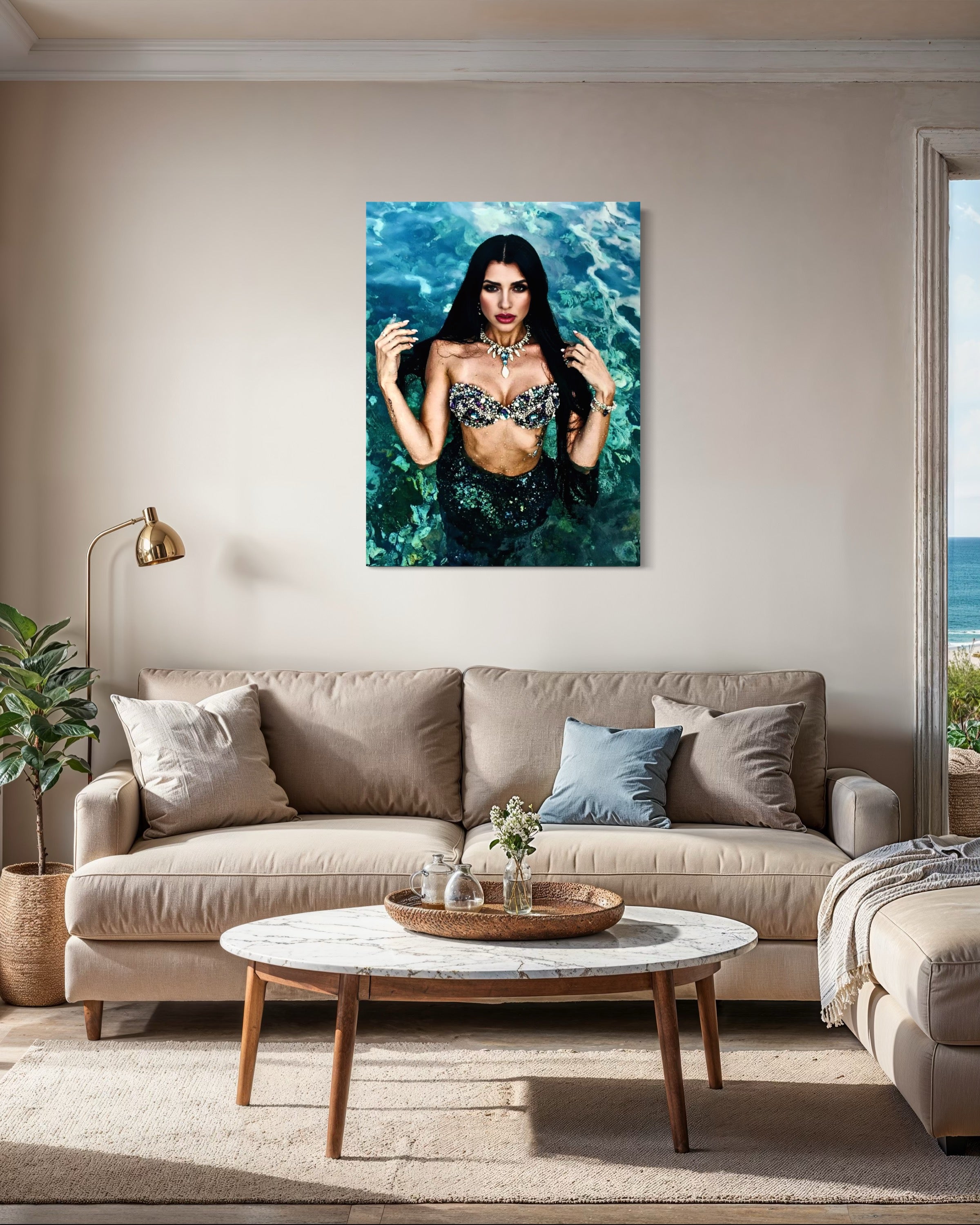 Arabesque Siren of the Mediterranean Sea Museum Print
