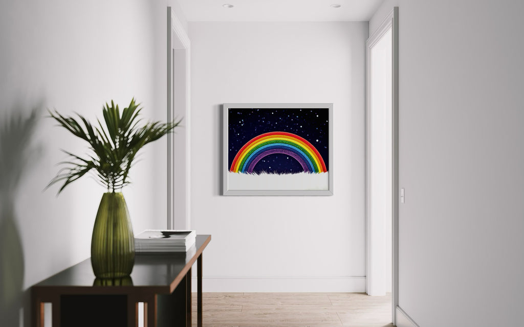 Furry Rainbow Museum Print