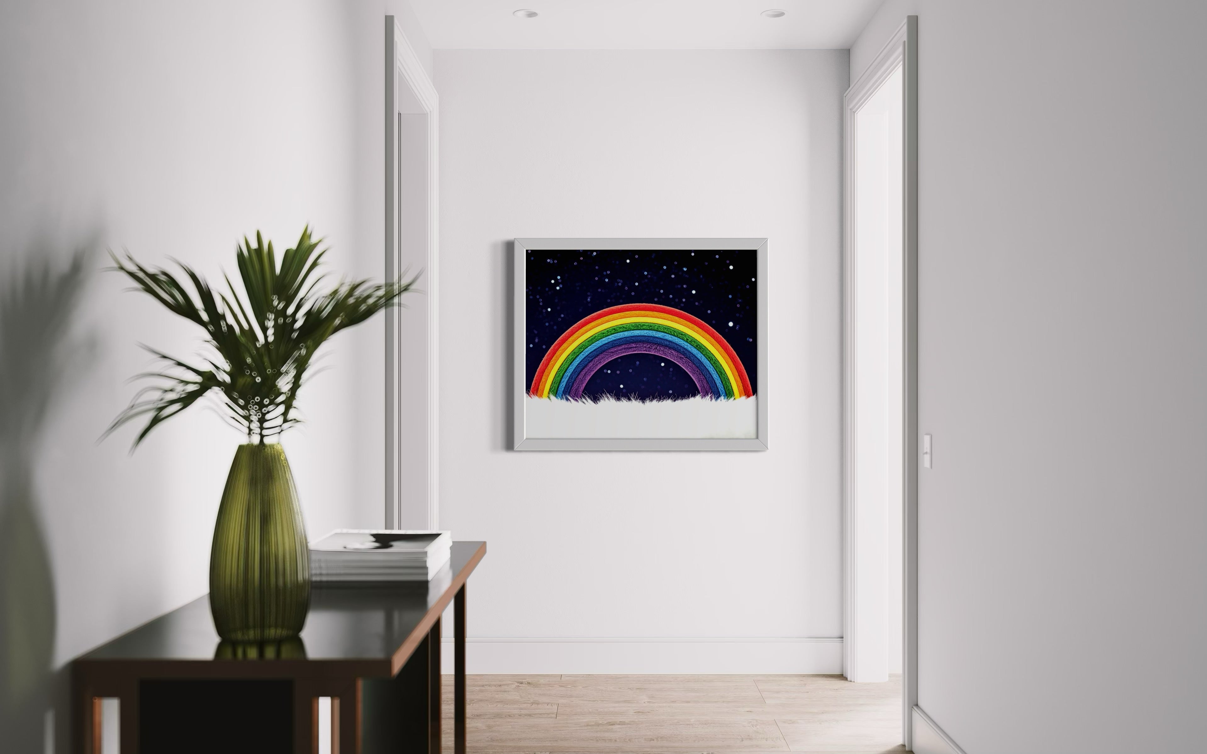 Furry Rainbow Museum Print