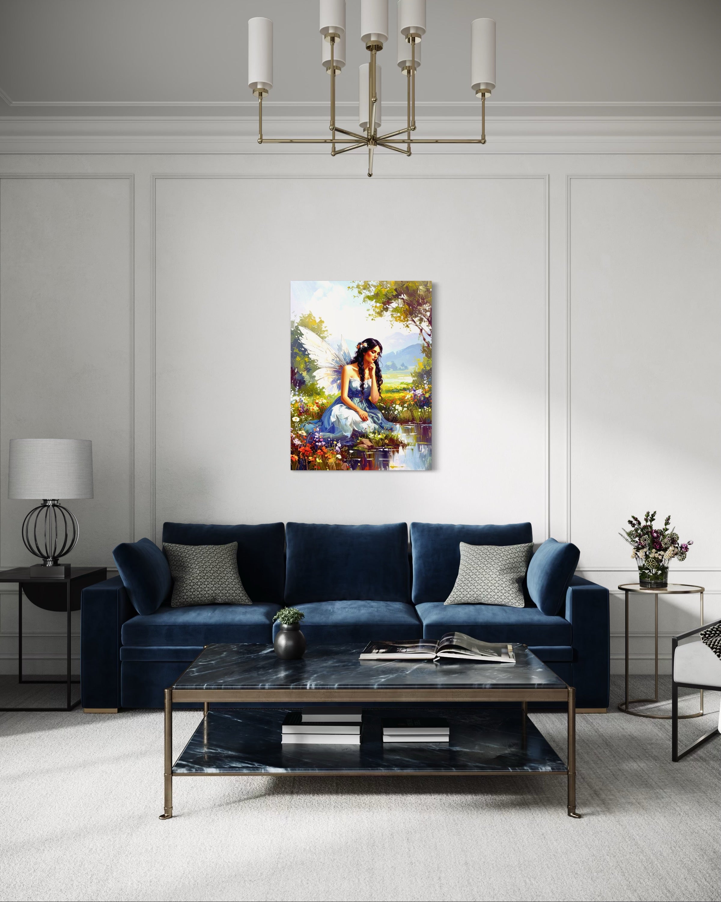 Dreamy Fairy Meadow Poster