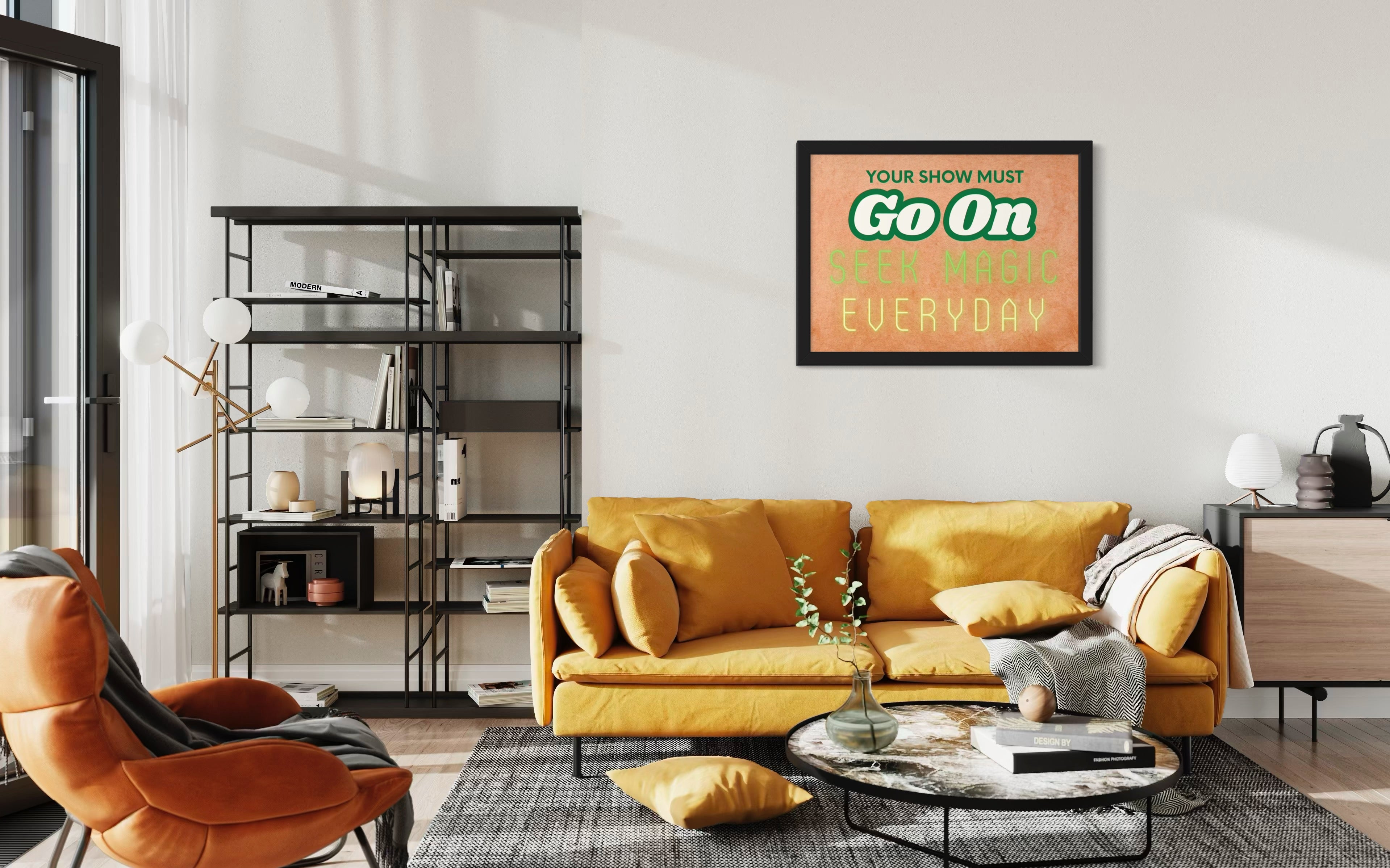 Your show must go on Poster