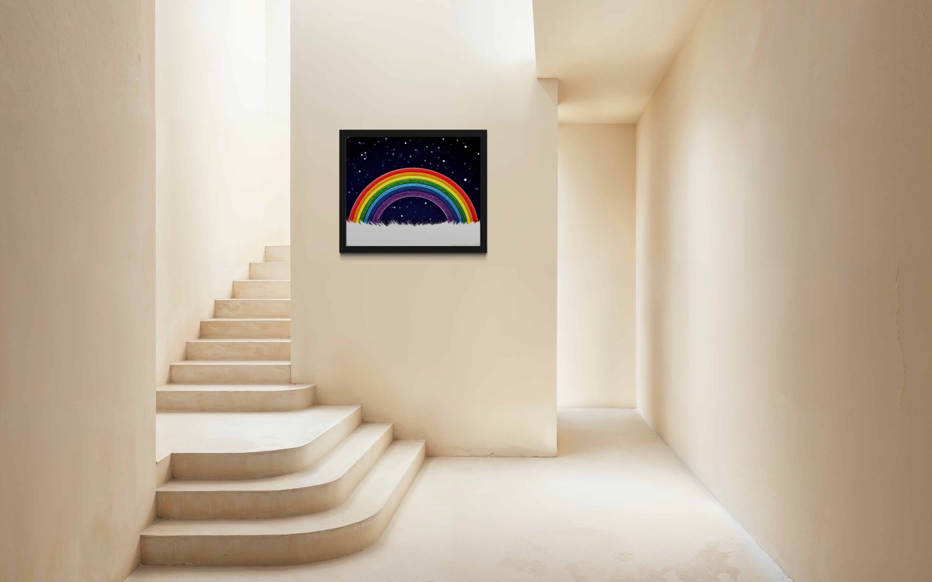 Furry Rainbow Museum Print