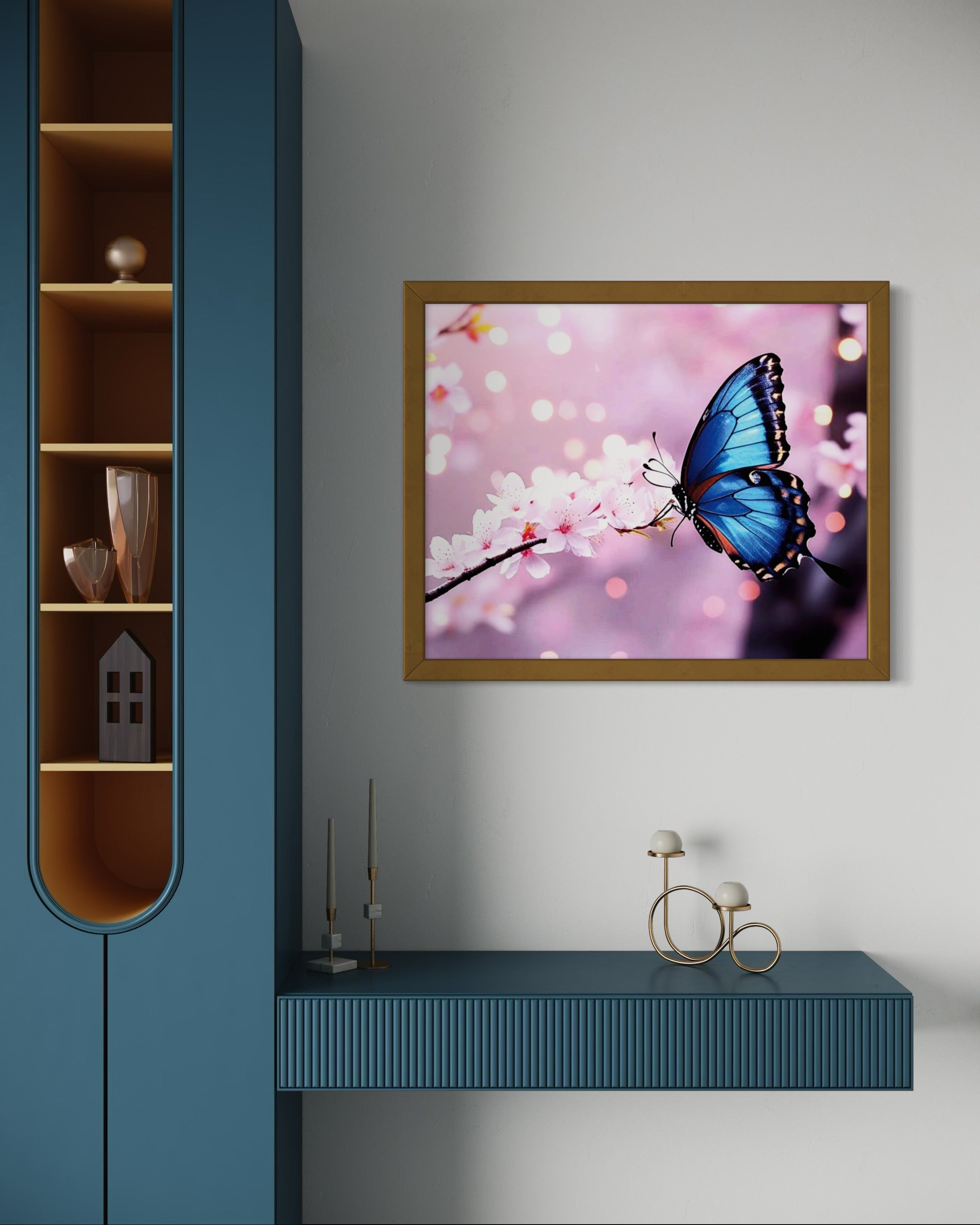 Butterfly Blossoms Museum Print