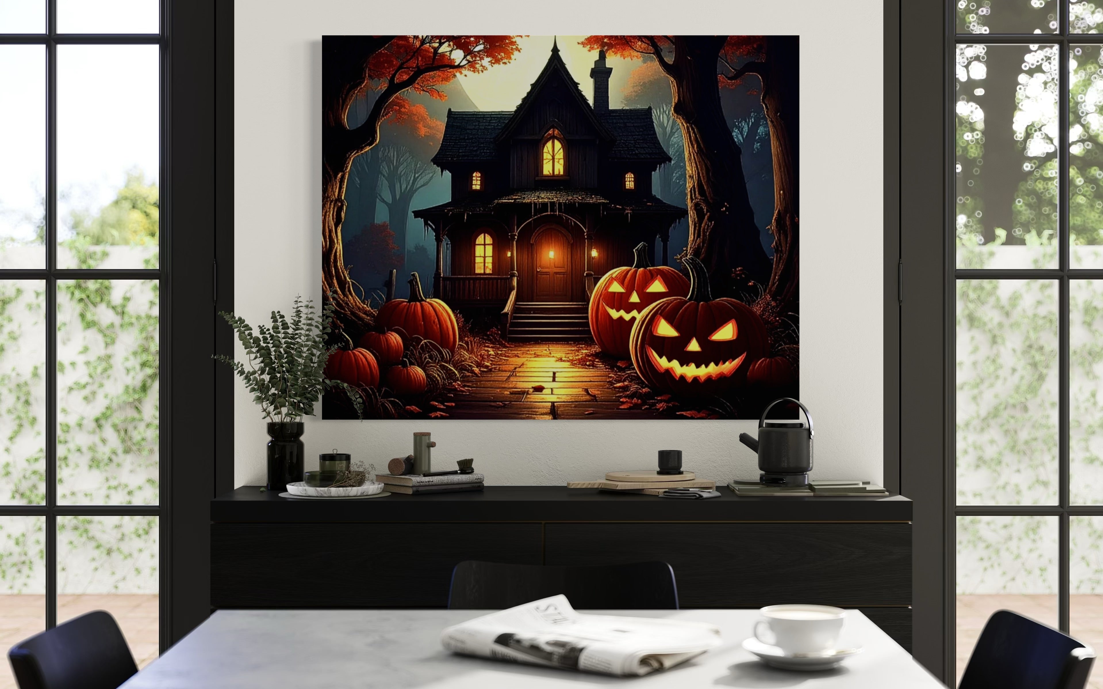 Halloween House Porch