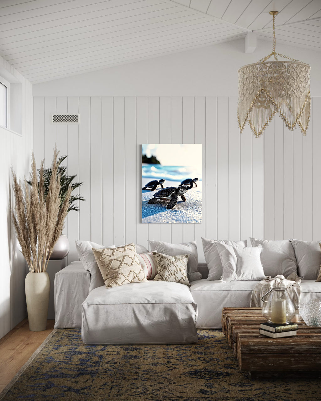 Baby Sea Turtles Museum Print
