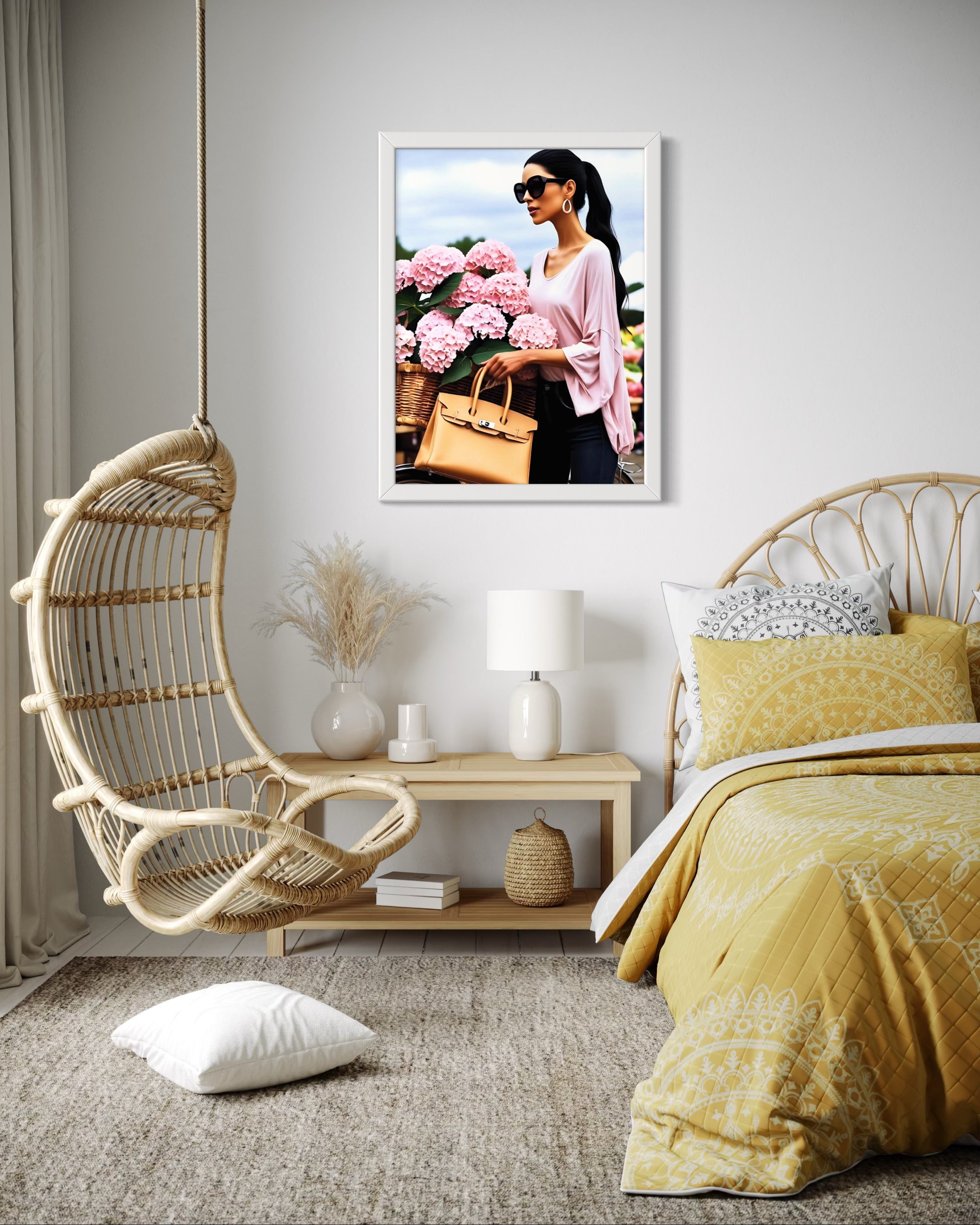 Farmer's Market Flowers Museum Print