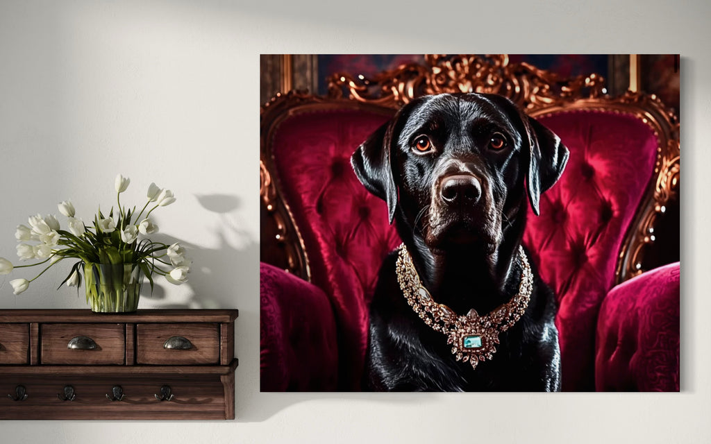 Victorian Royal Labrador Portrait