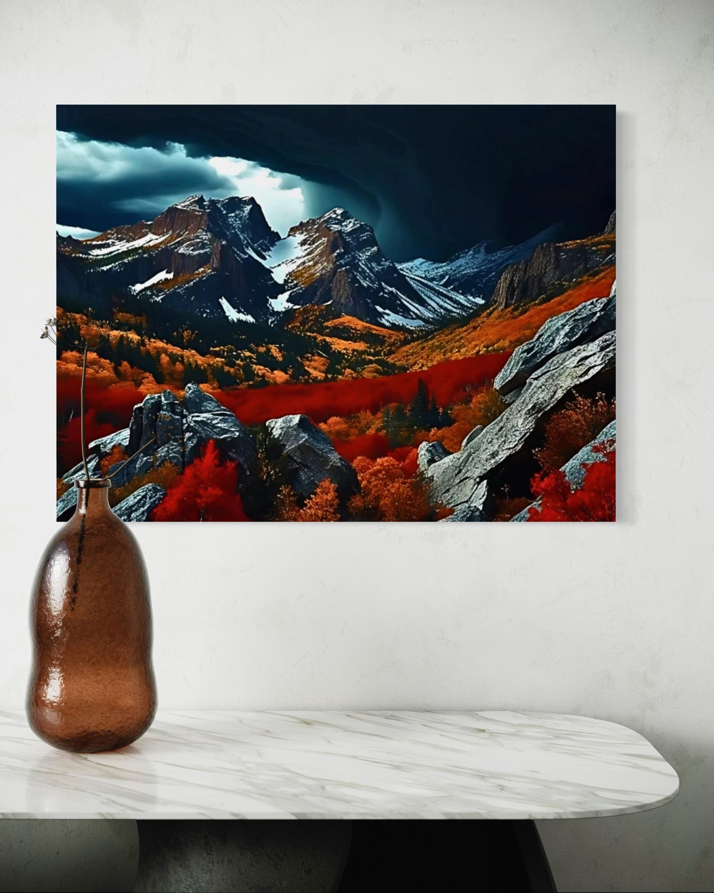 Storm over the Rockies in the Fall