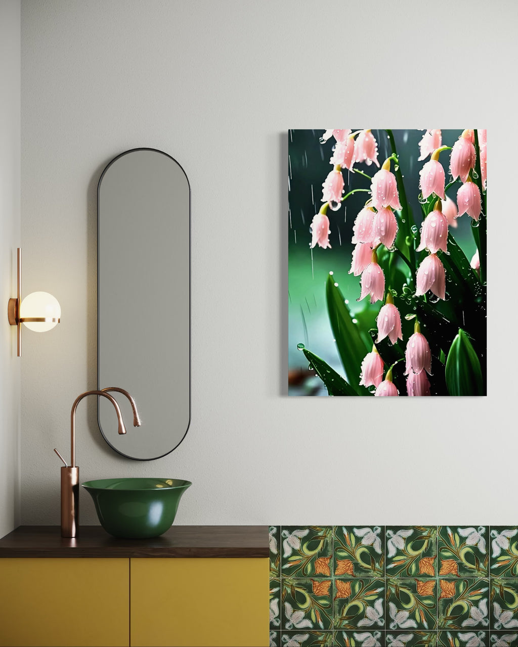 Lilies of the Valley in the Rain
