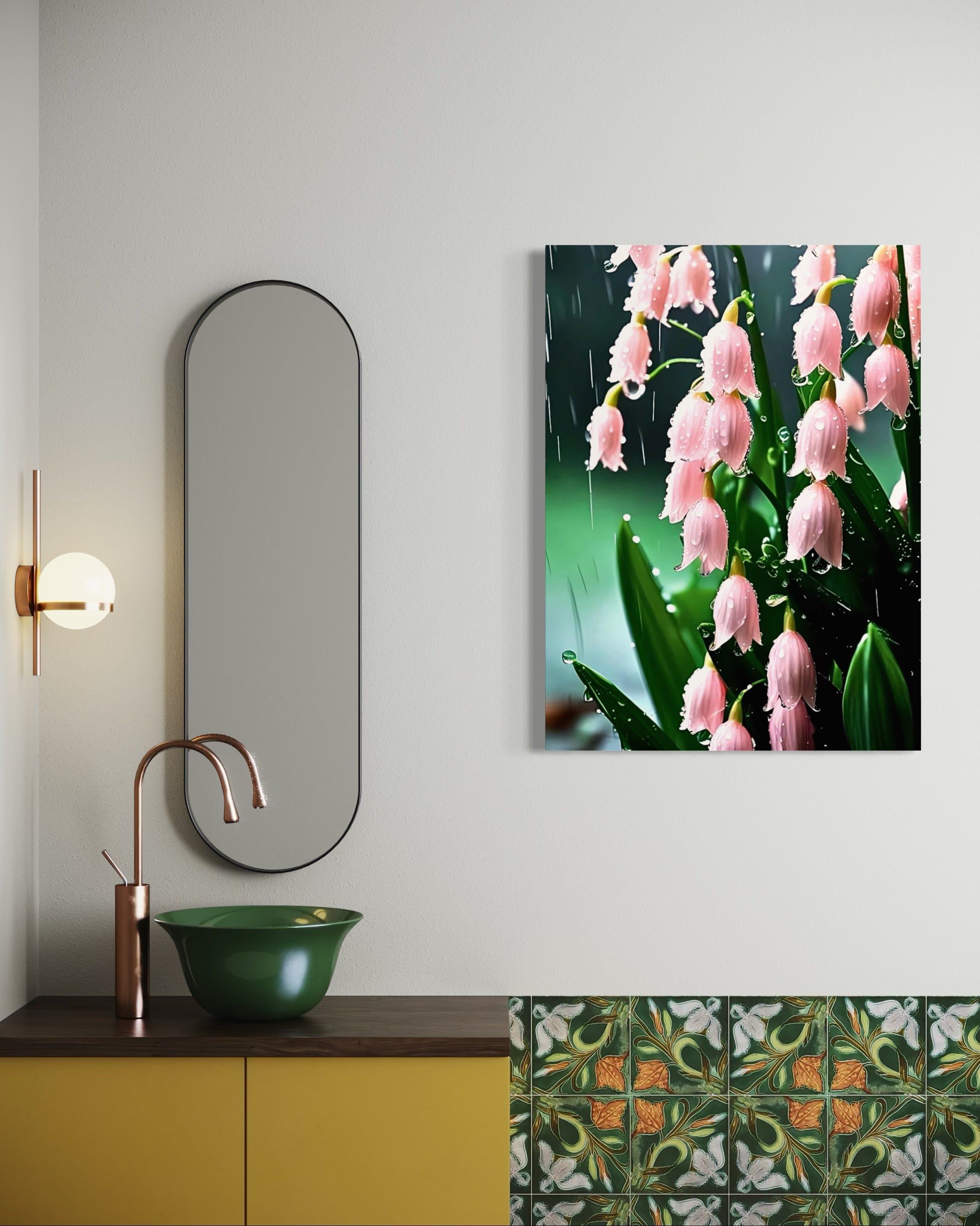 Lilies of the Valley in the Rain
