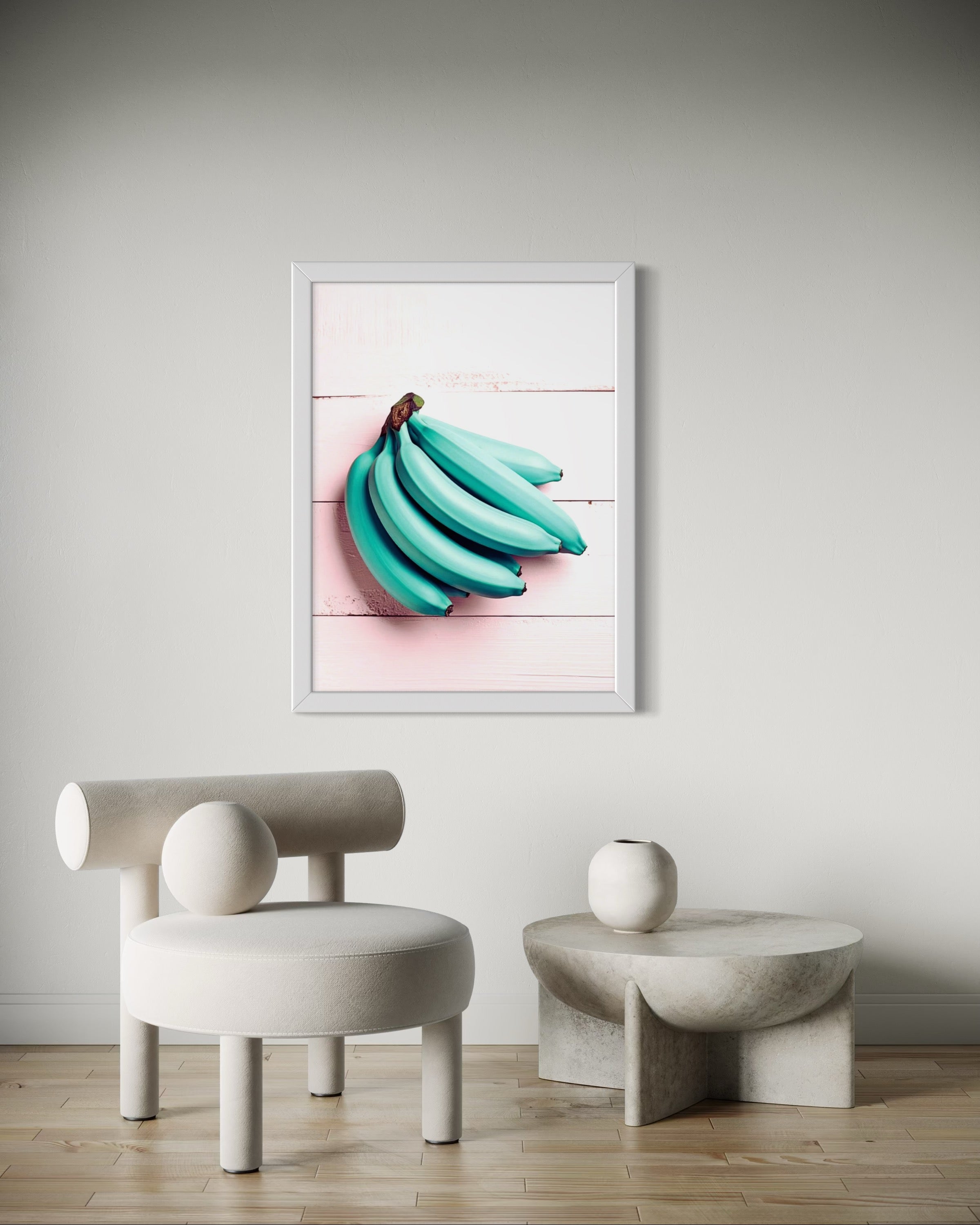 Blue Bananas Museum Print