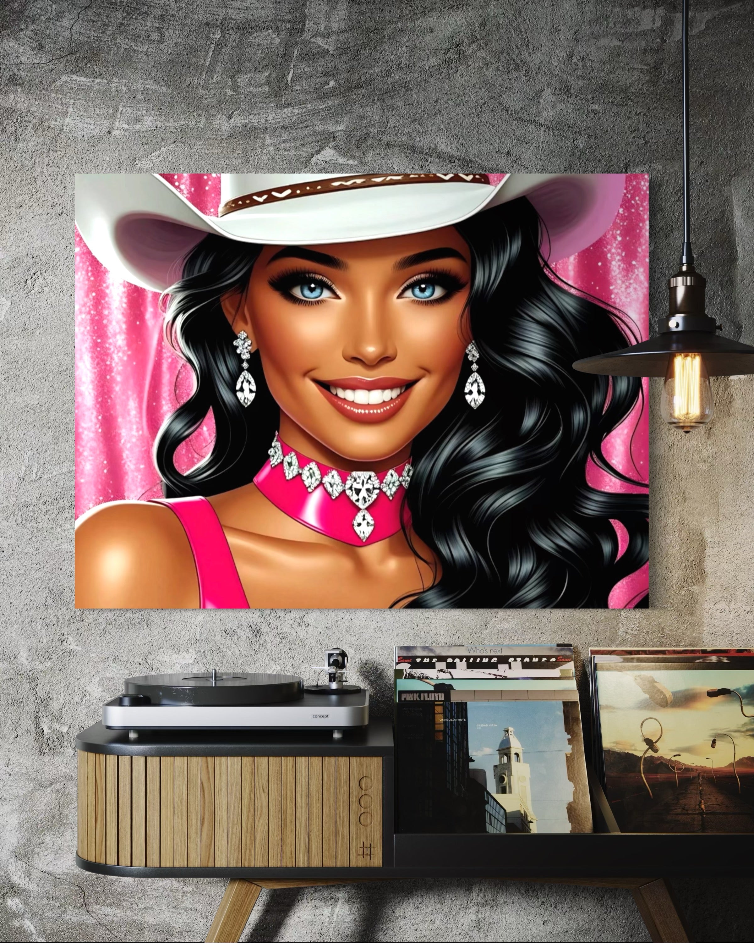 Cowgirl Princess - Black Hair
