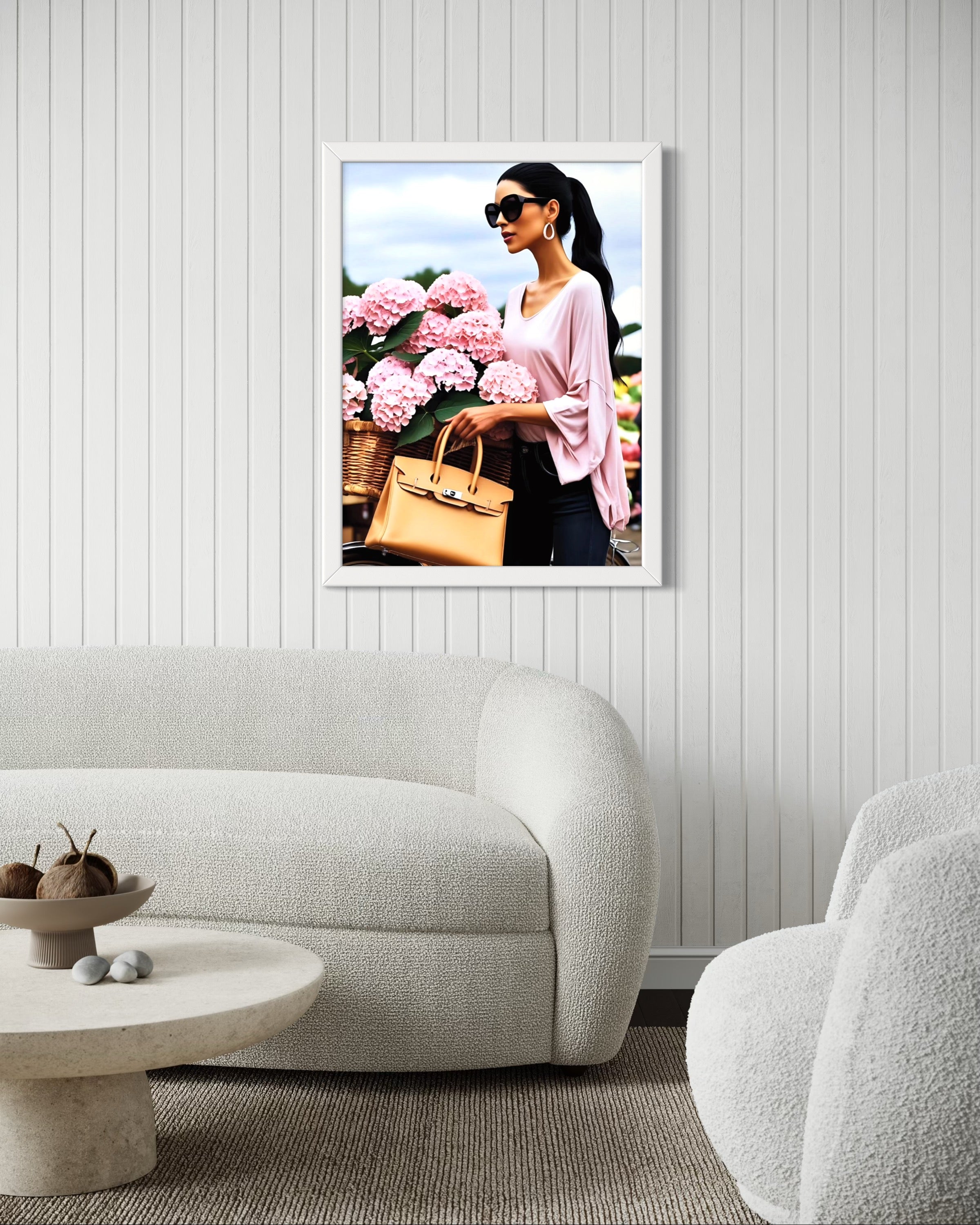 Farmer's Market Flowers Museum Print