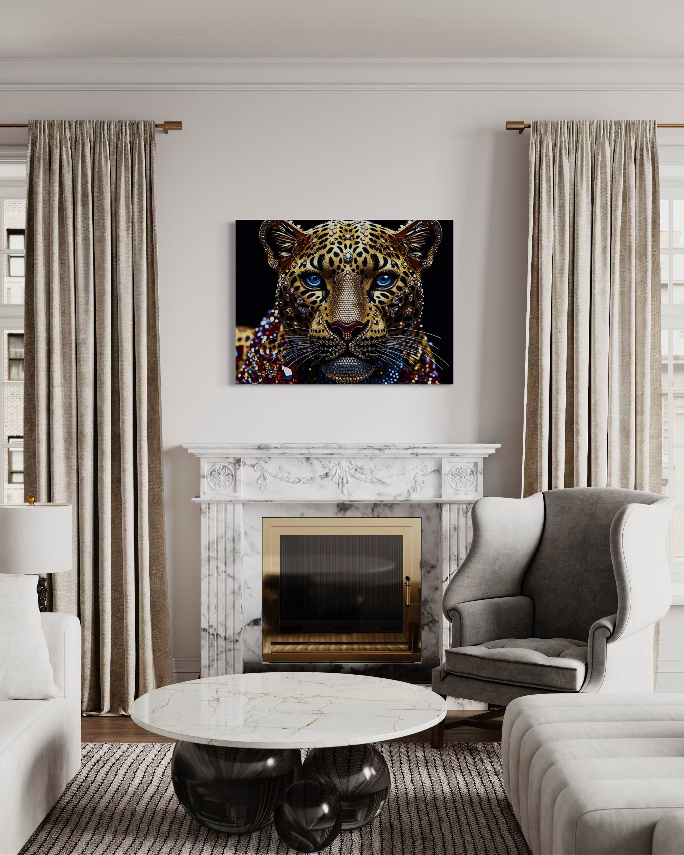 Gemstone Leopard