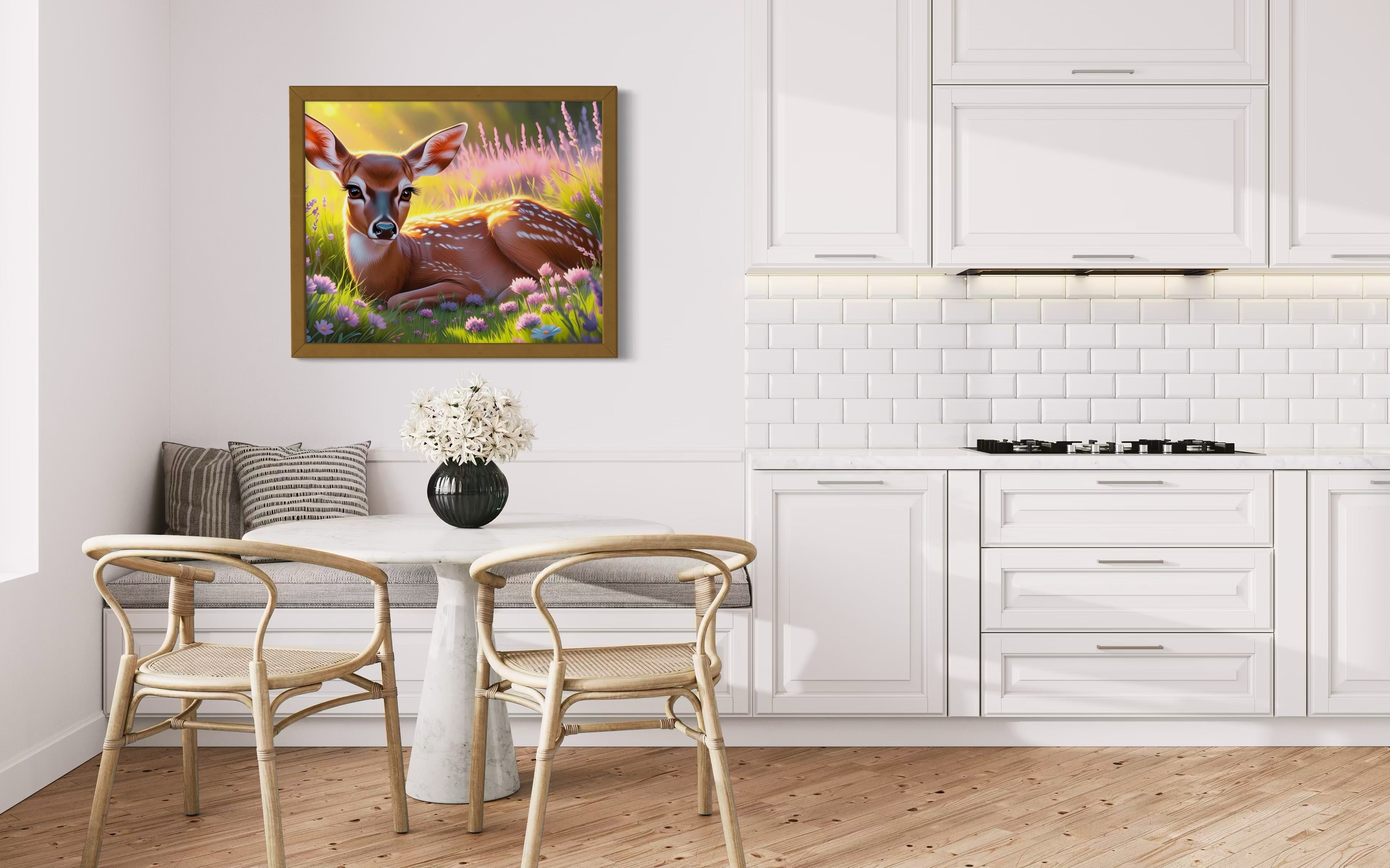 Doe in the Meadow Museum Print