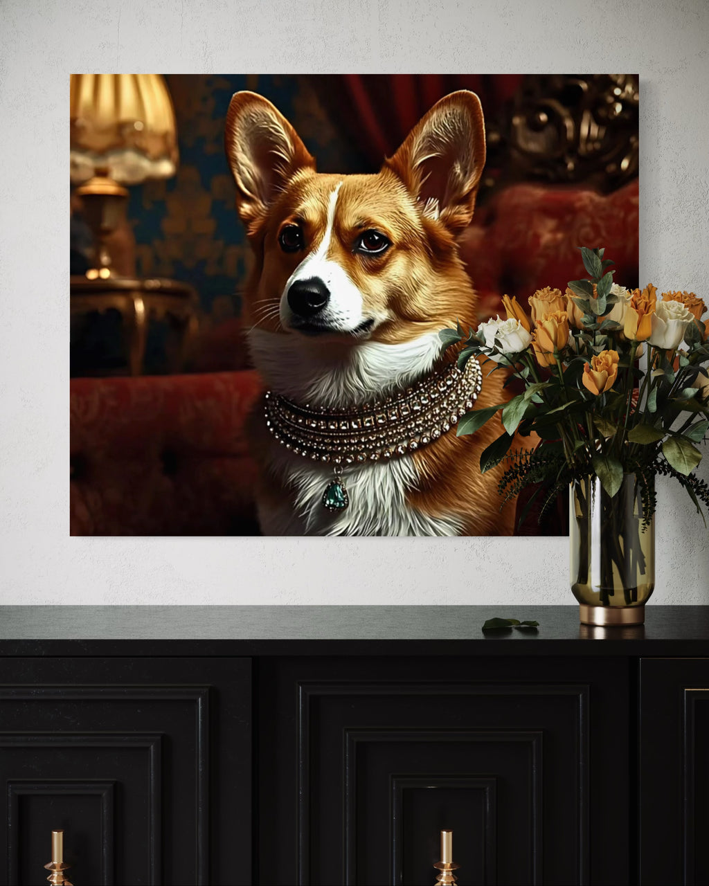 Victorian Royal Korgi Portrait