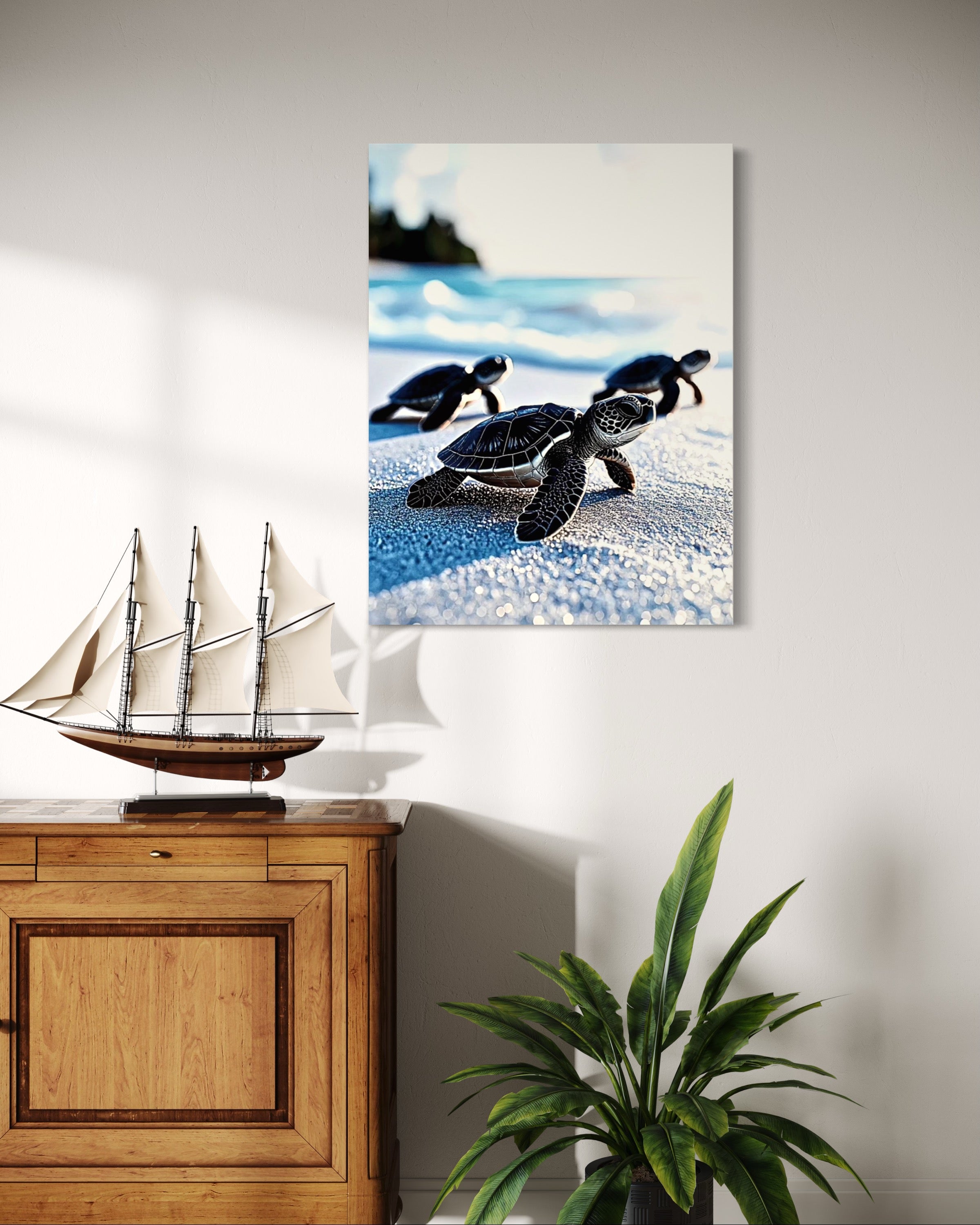 Baby Sea Turtles Museum Print