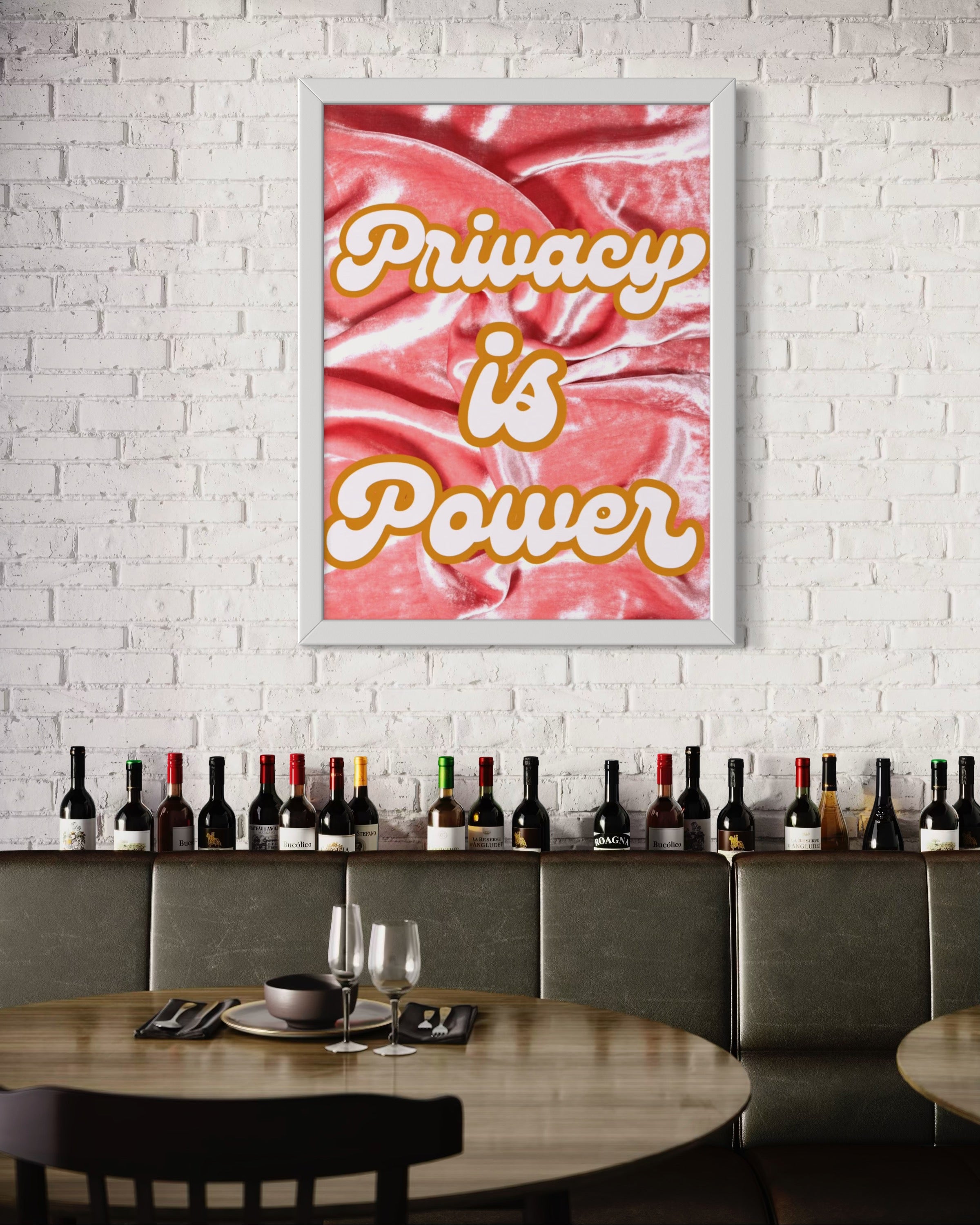 Privacy is power Poster