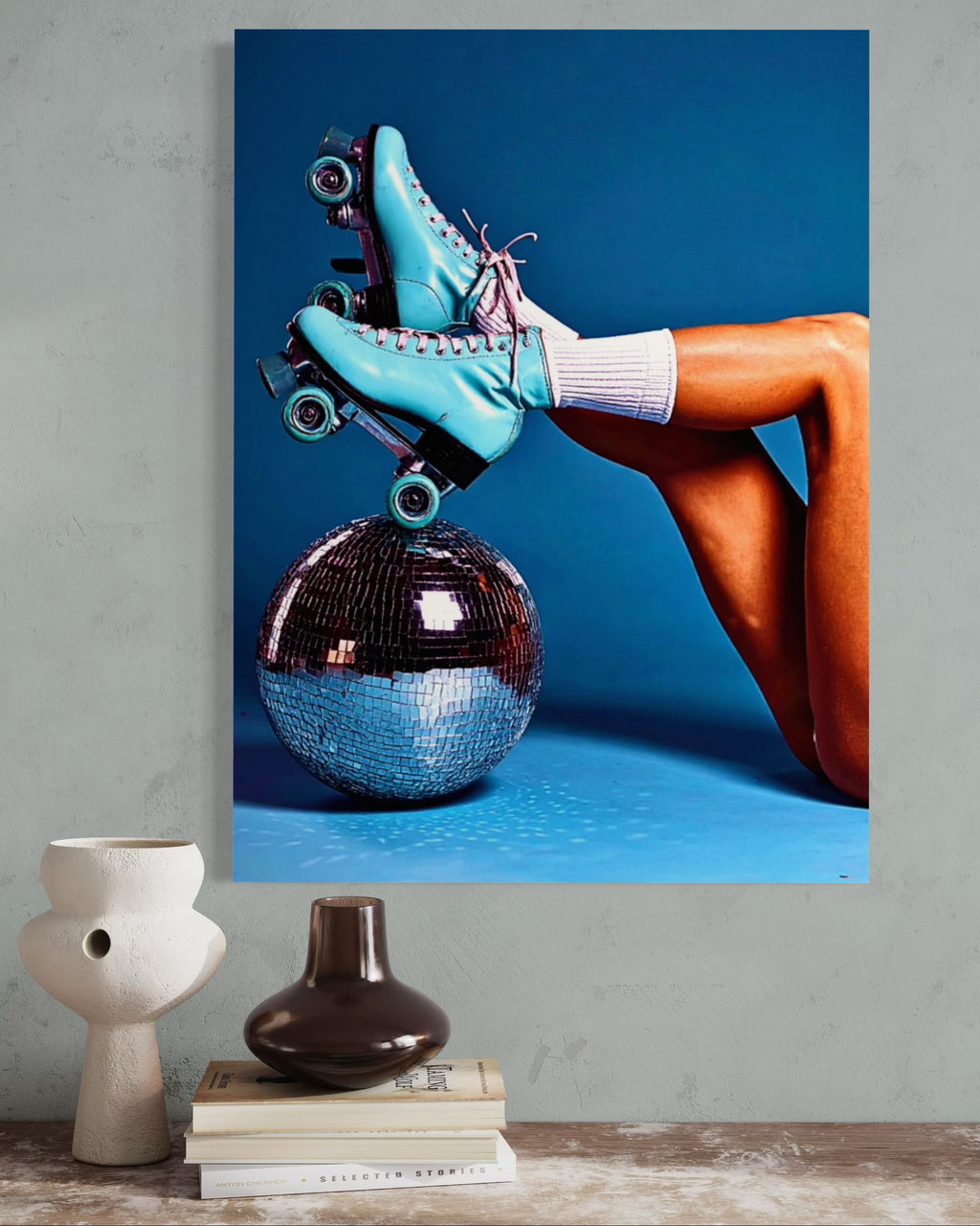 Retro Roller Skates Museum Print