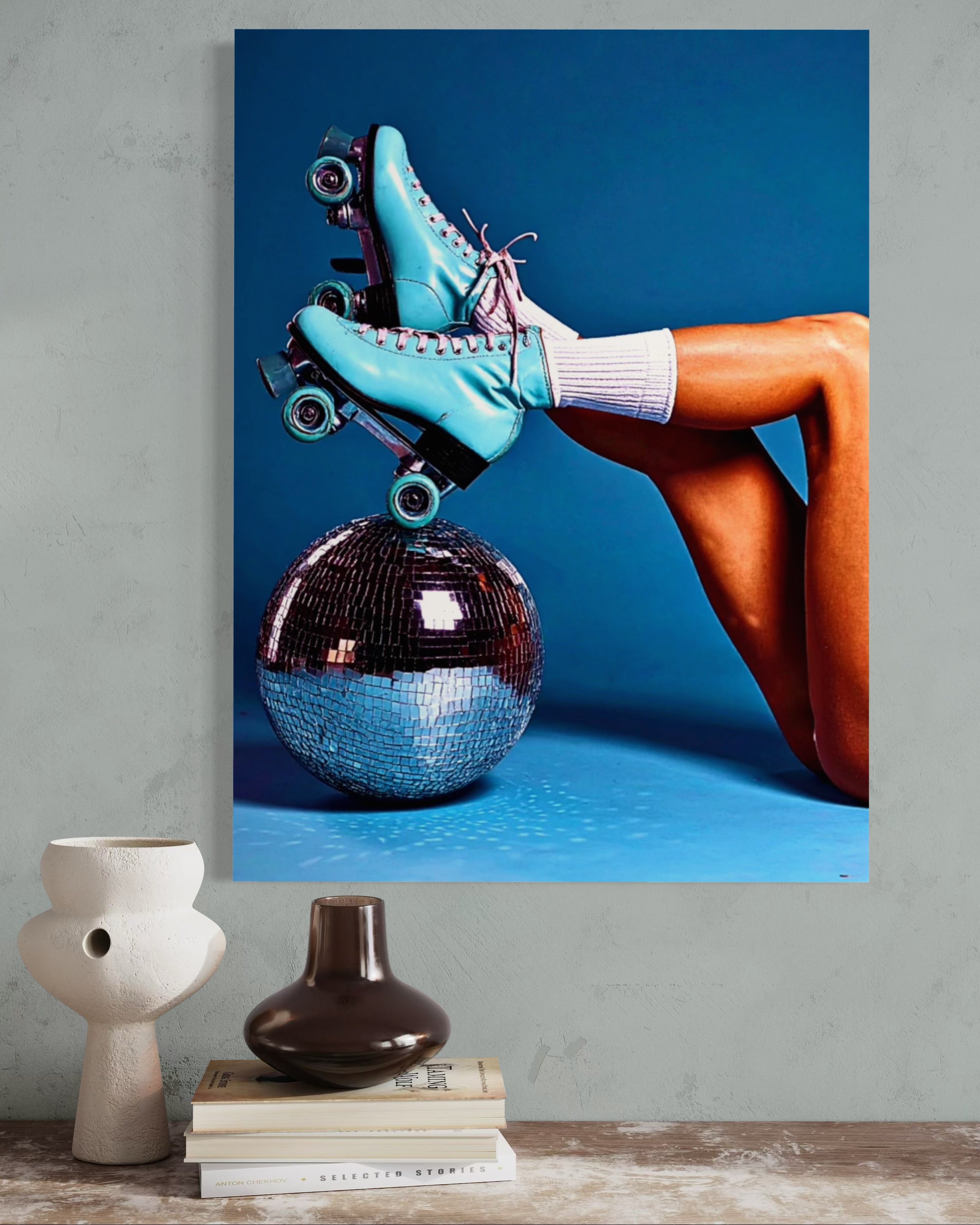 Retro Roller Skates Museum Print