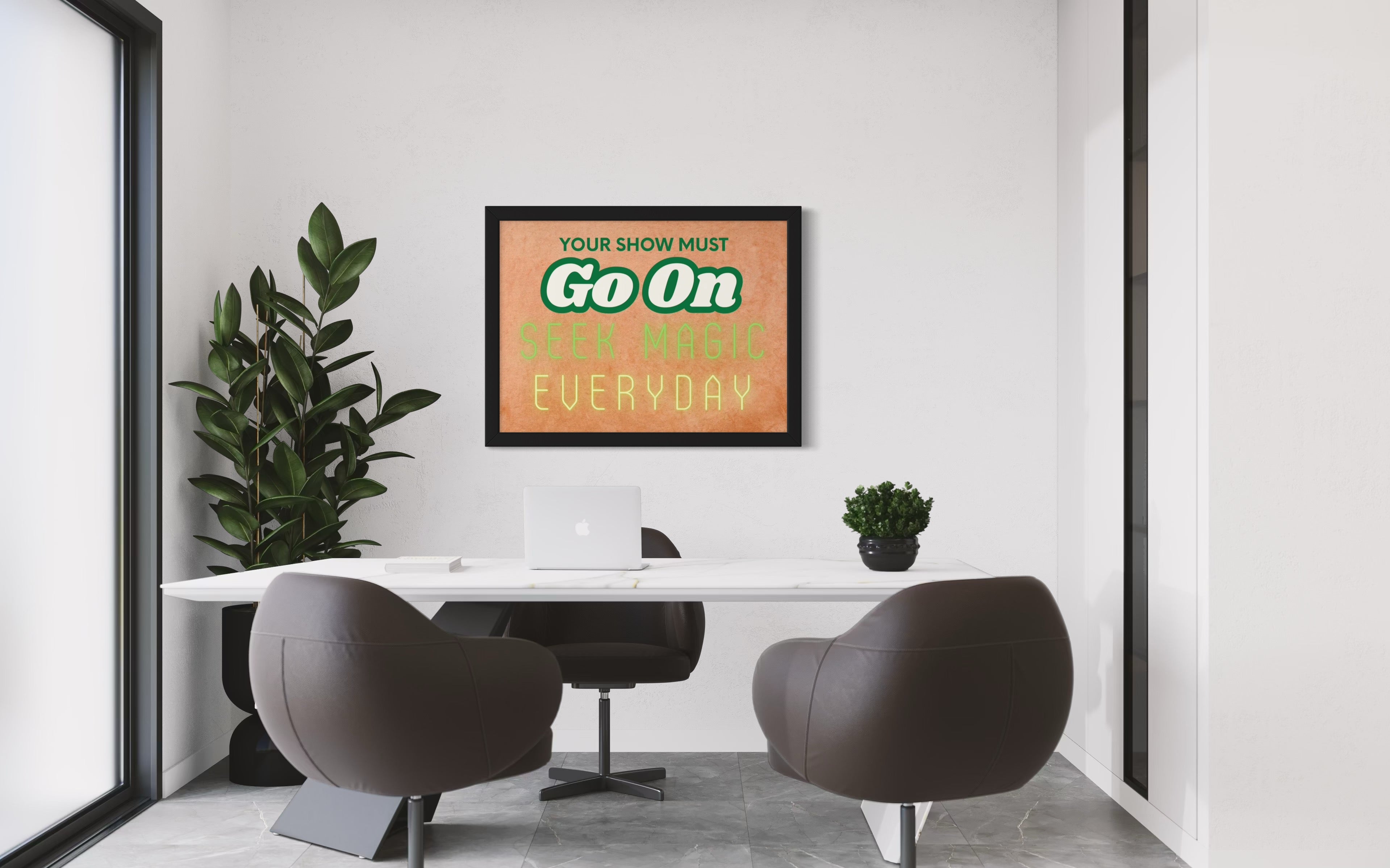 Your show must go on Poster