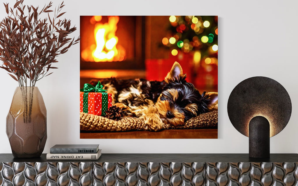 Magical Christmas Yorkie Dreams