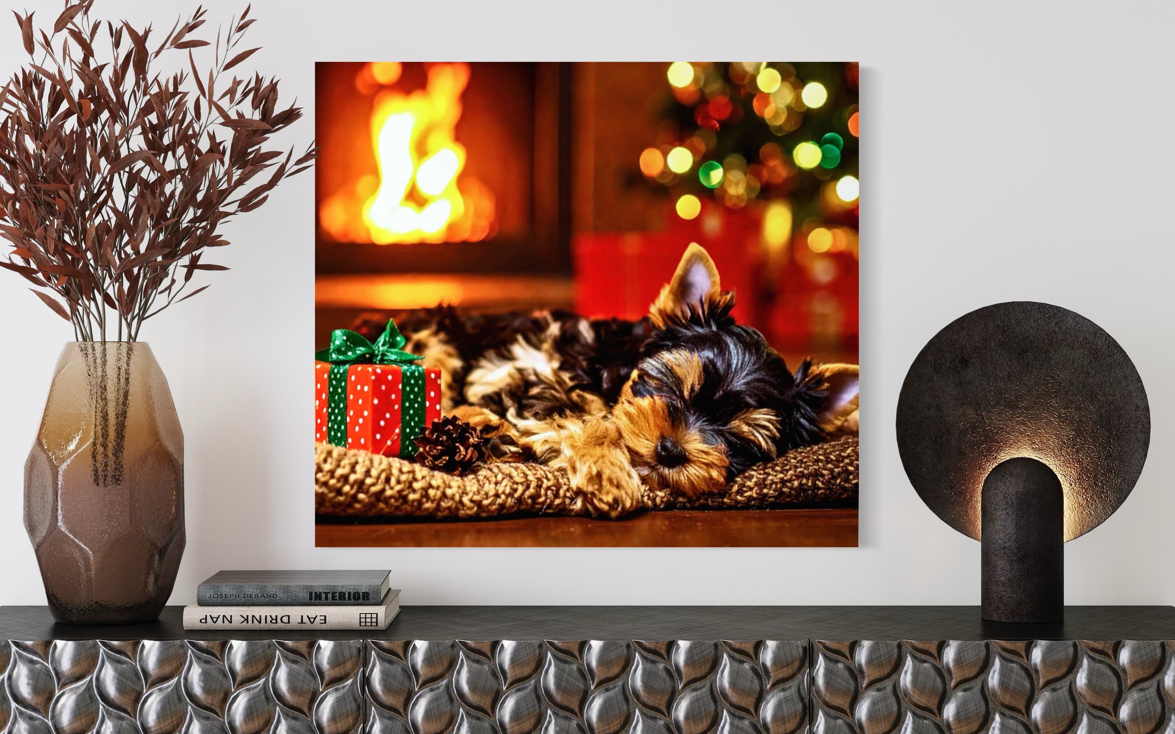 Magical Christmas Yorkie Dreams