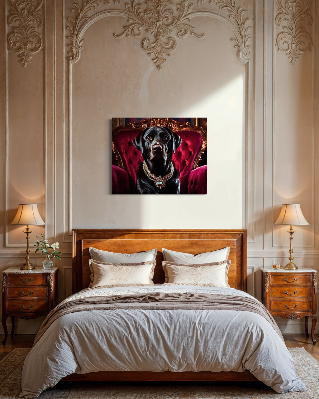 Victorian Royal Labrador Portrait