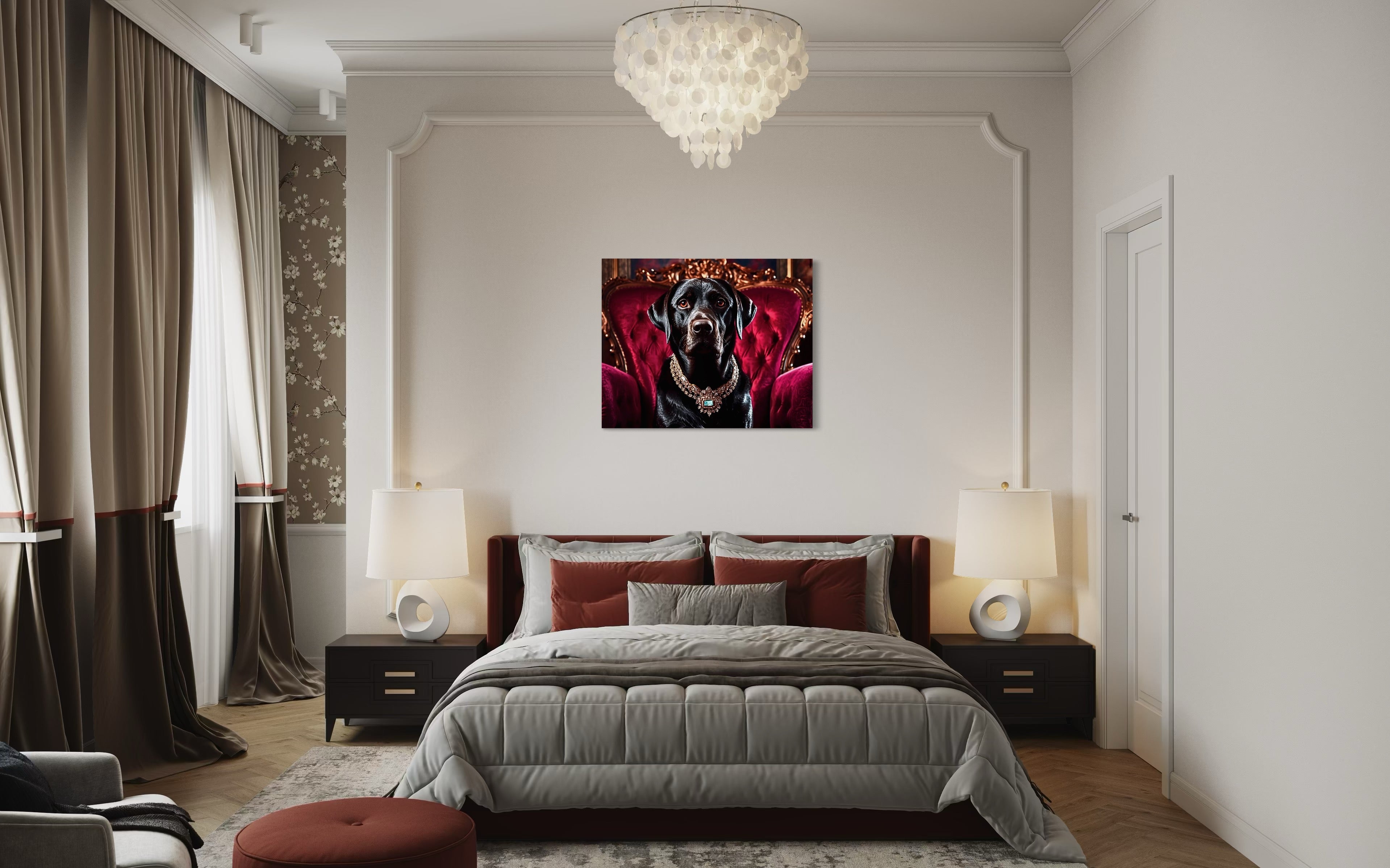 Victorian Royal Labrador Portrait
