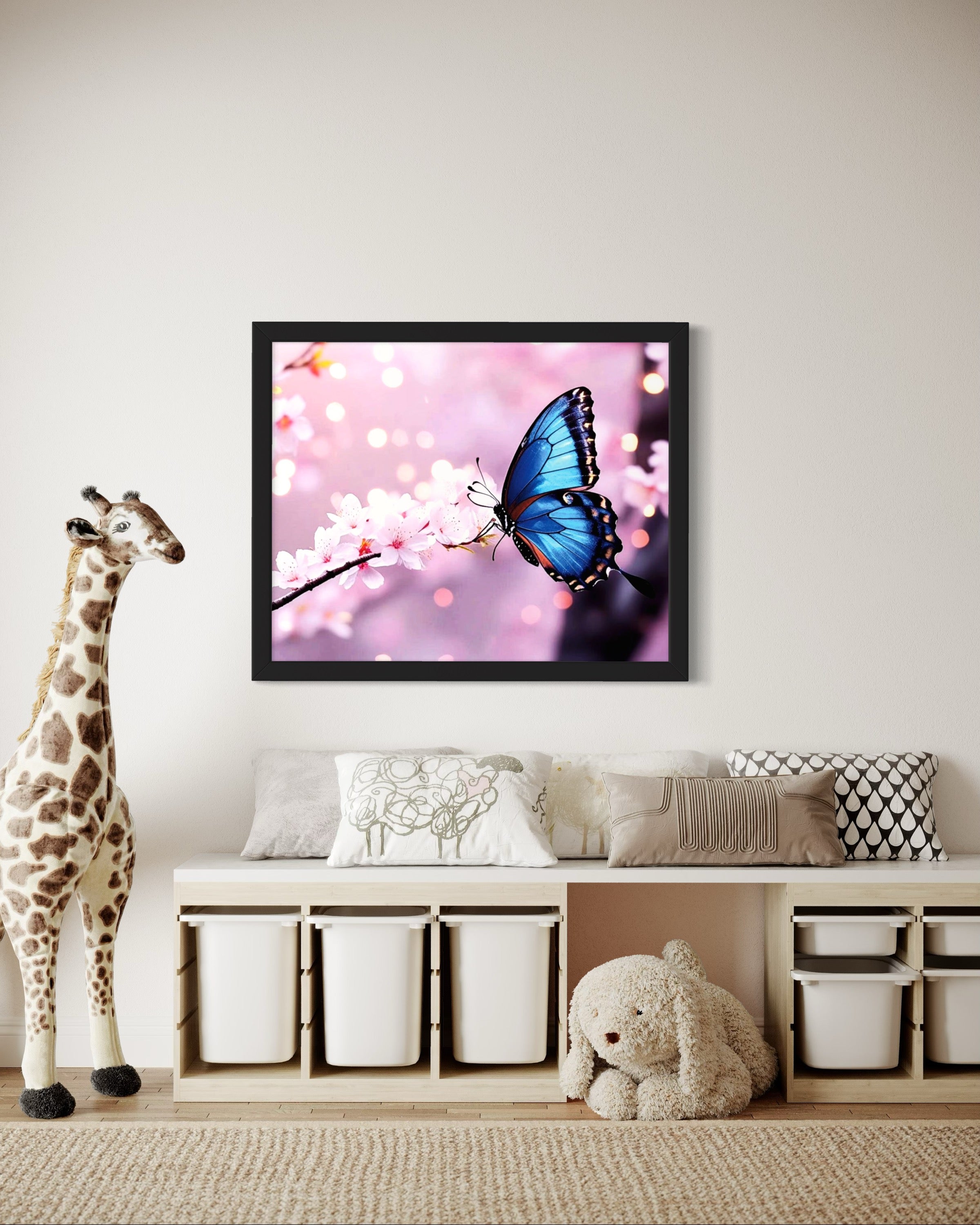 Butterfly Blossoms Museum Print