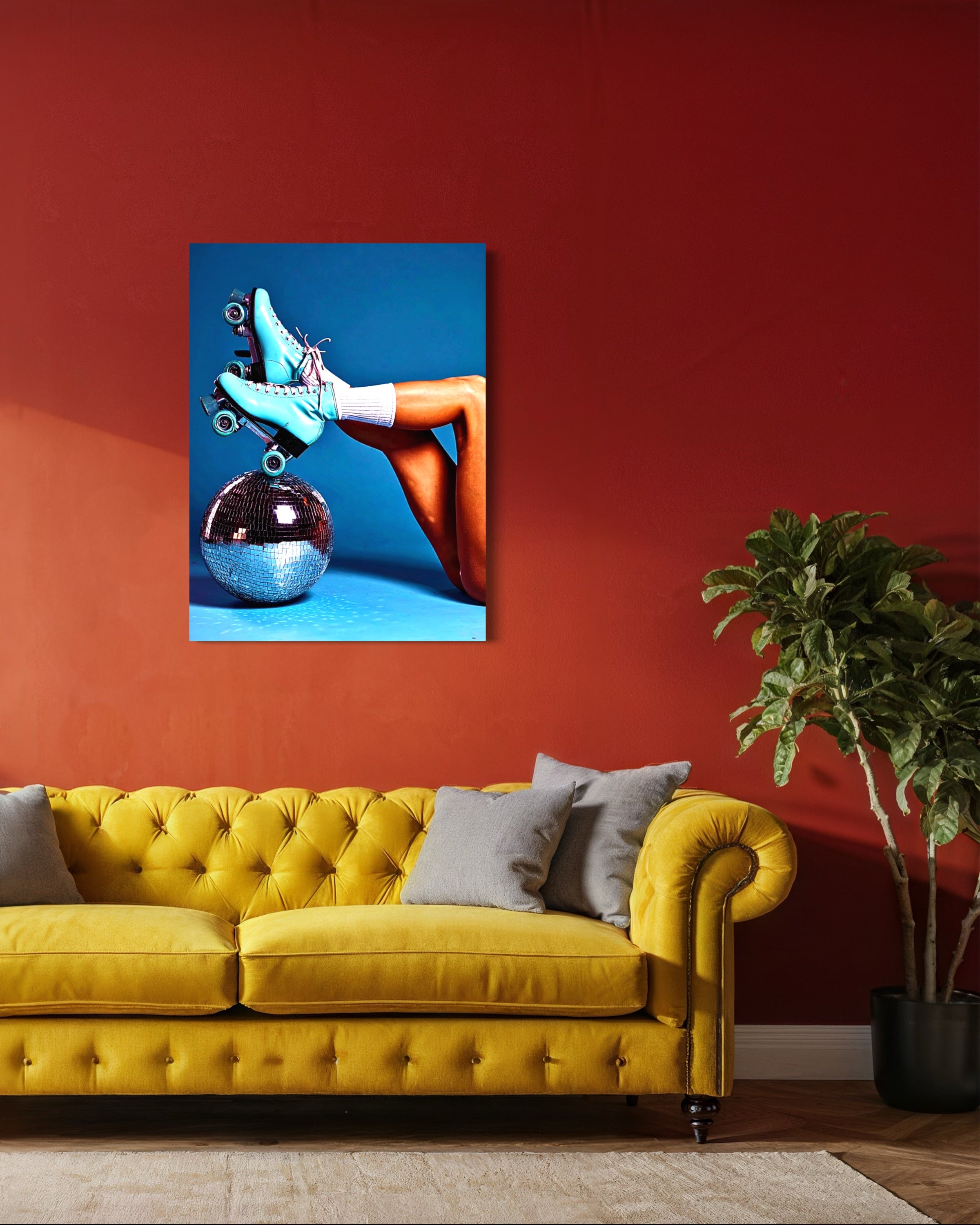 Retro Roller Skates Museum Print