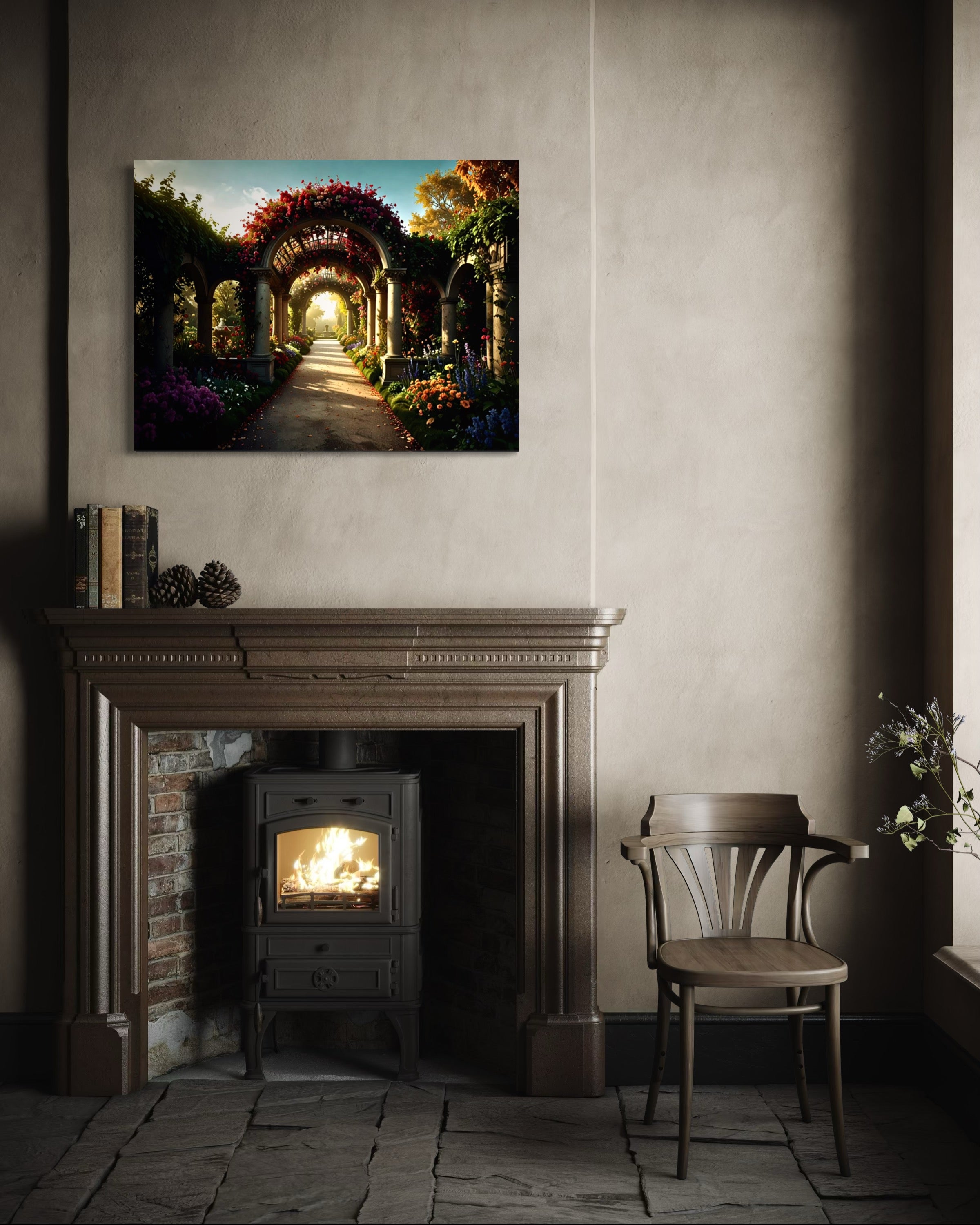 Fall Botanical Garden Museum Print