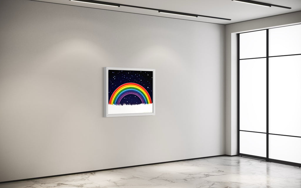 Furry Rainbow Museum Print