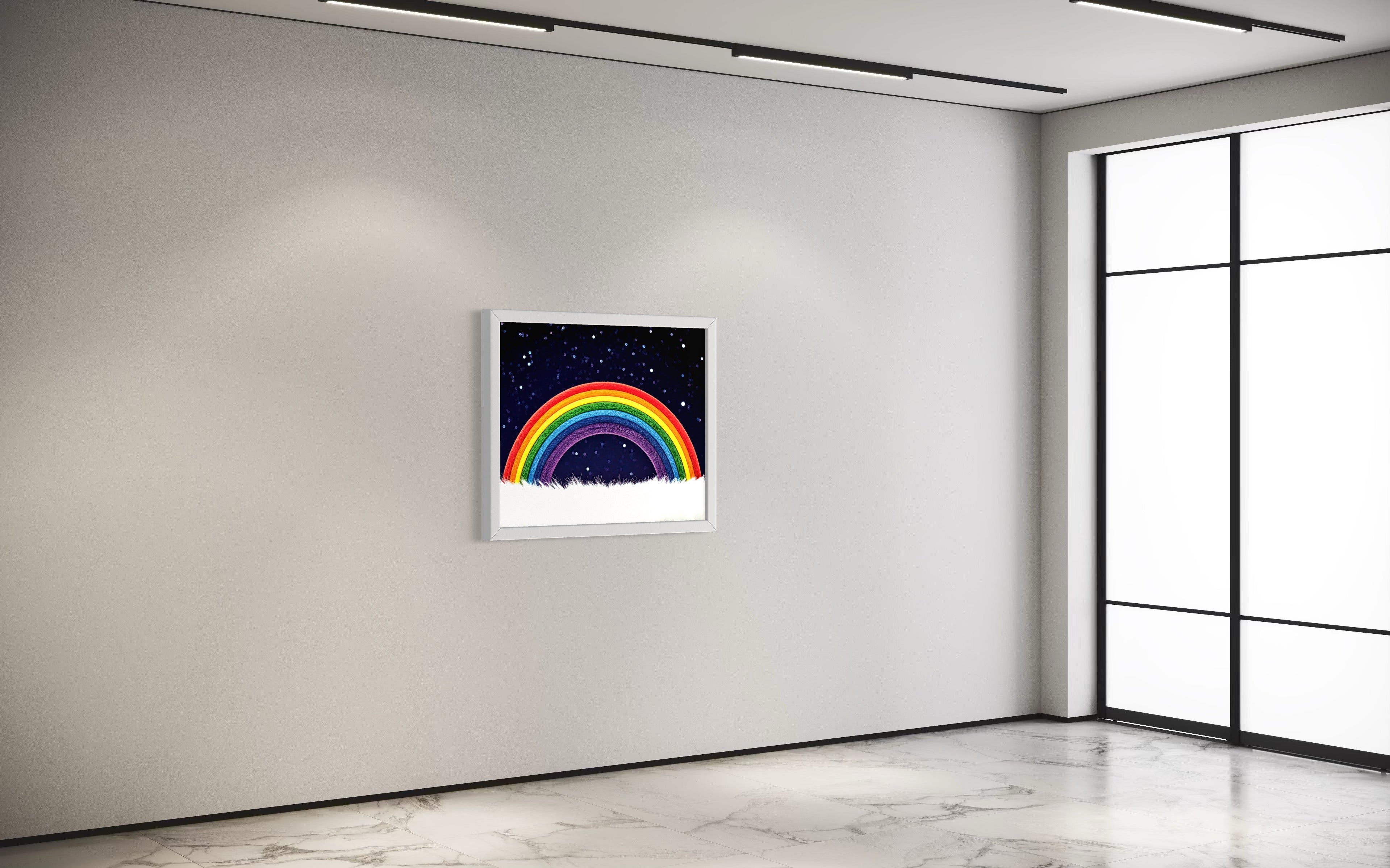Furry Rainbow Museum Print