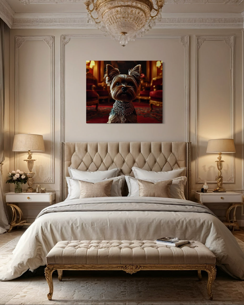 Victorian Royal Yorkie Portrait