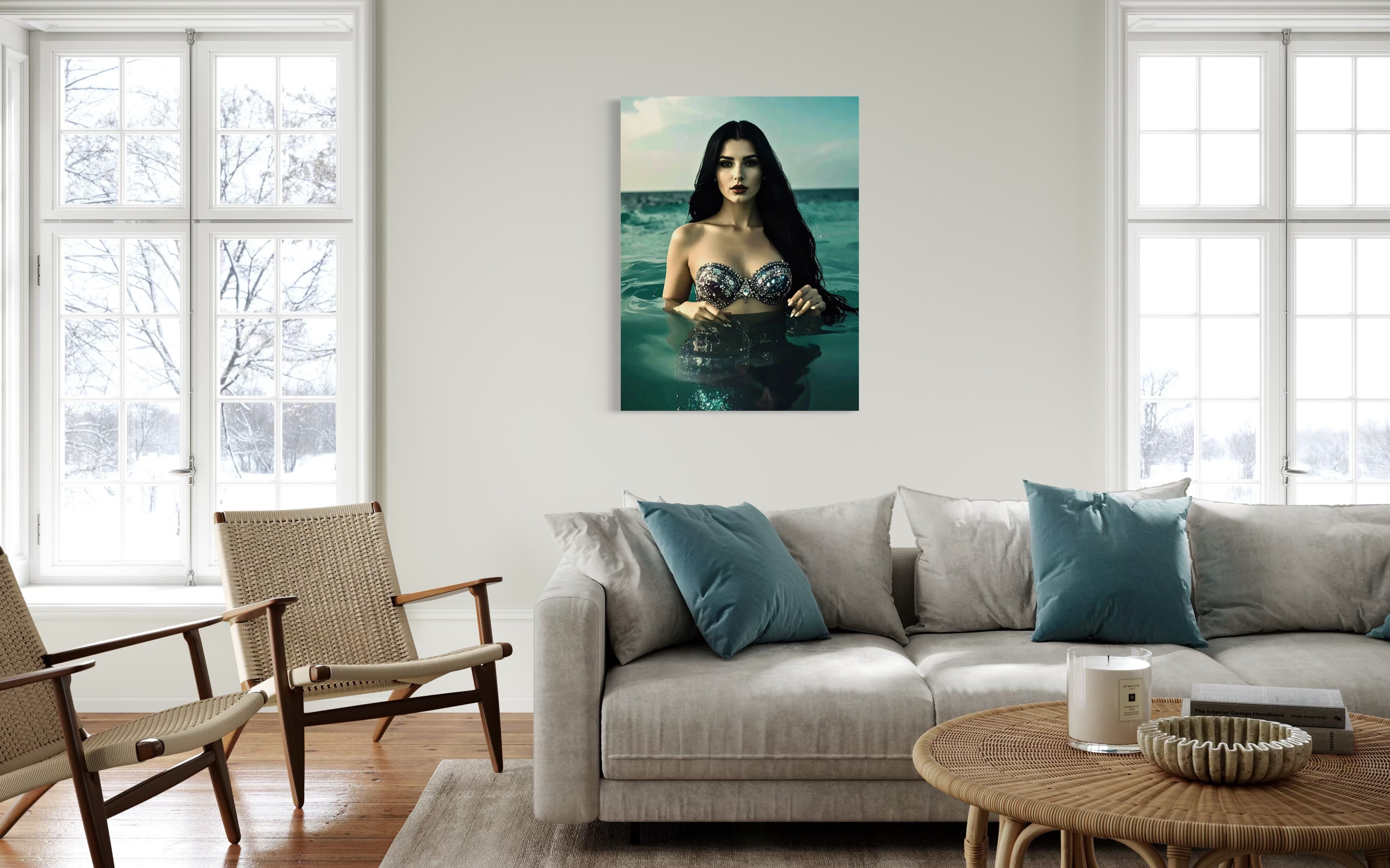 Lilith Siren of Loch Ness Museum Print