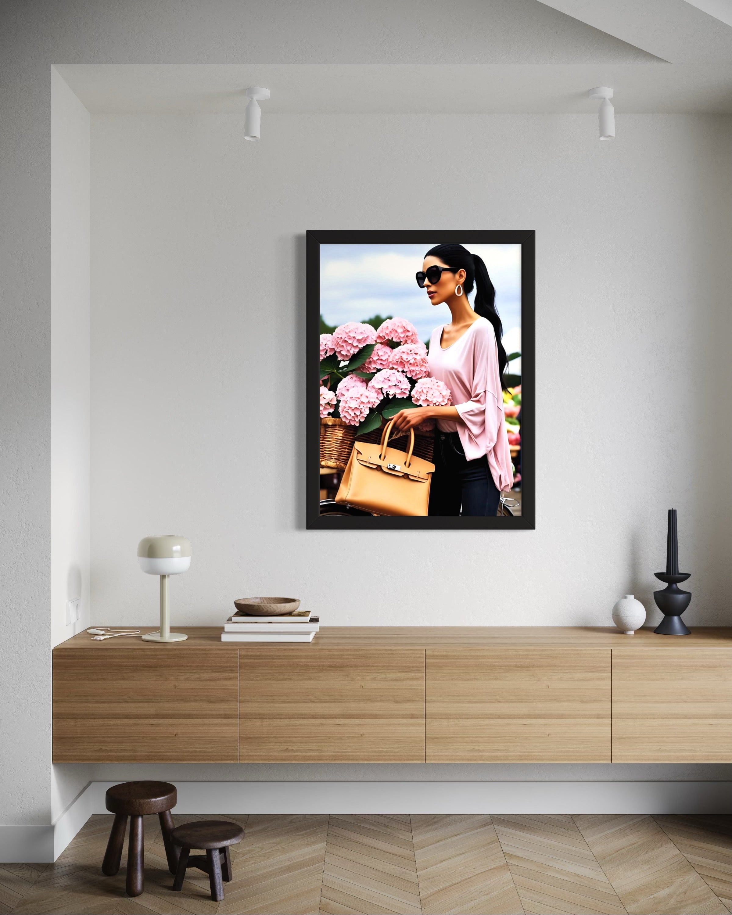 Farmer's Market Flowers Museum Print