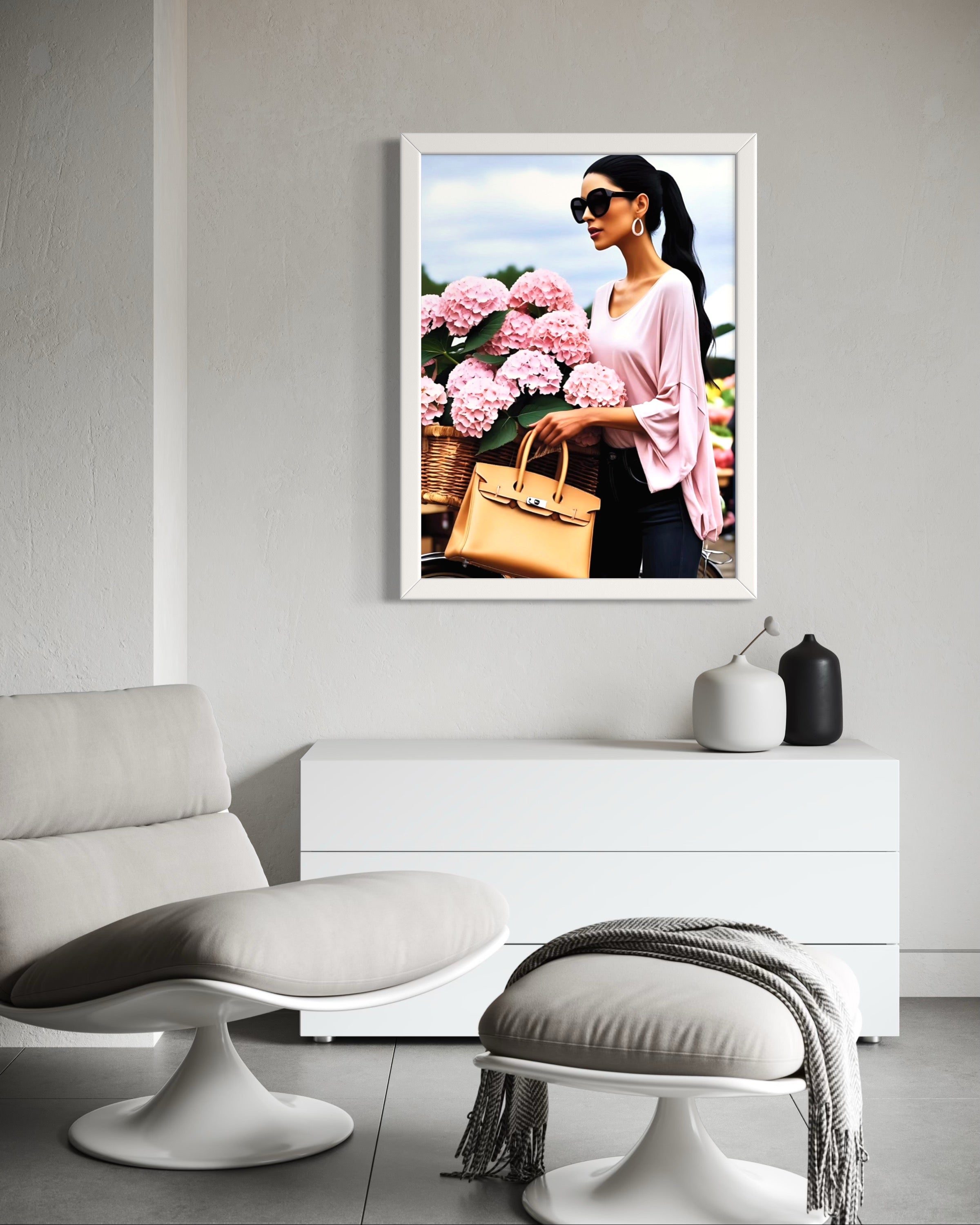 Farmer's Market Flowers Museum Print