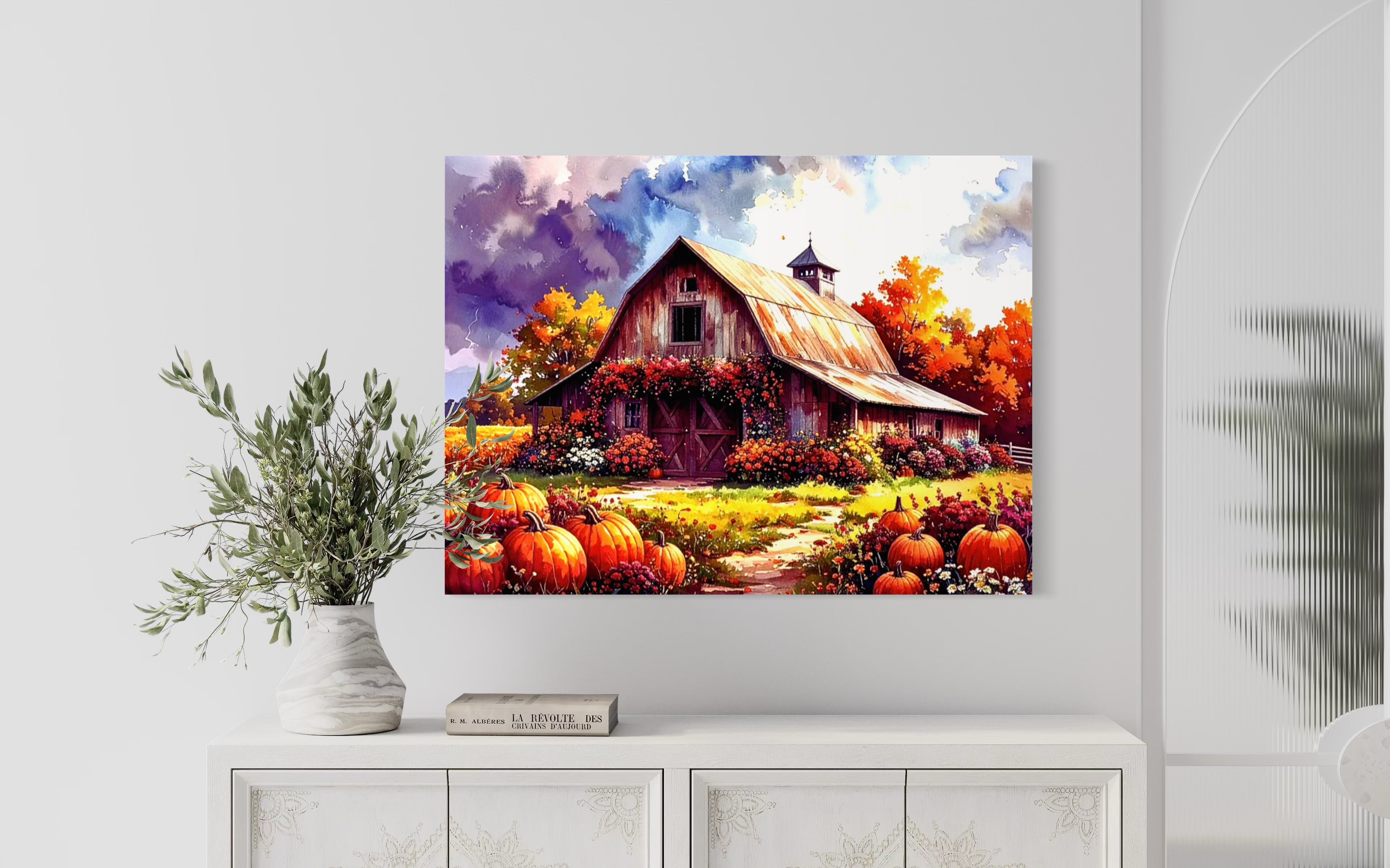 Pumpkin Farm Landscape