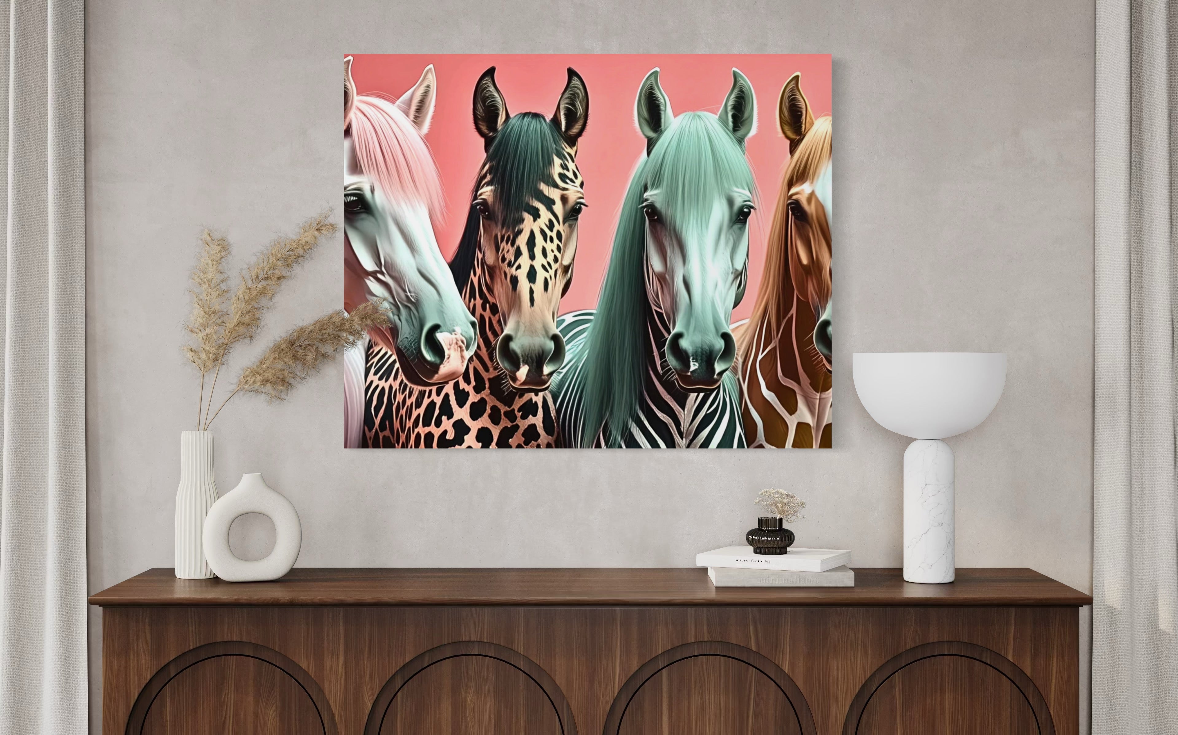 Impossible Horses Museum Print