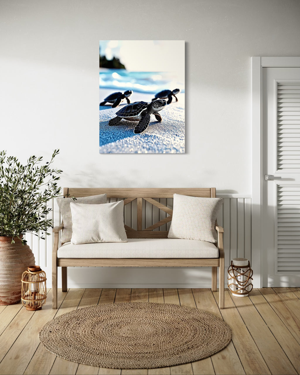 Baby Sea Turtles Museum Print
