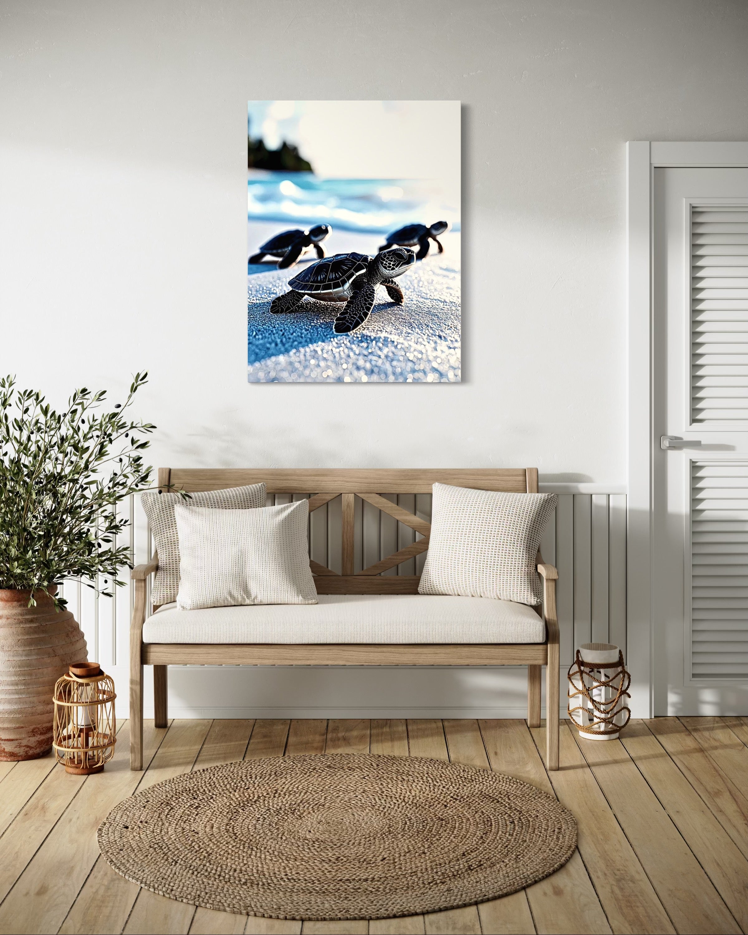Baby Sea Turtles Museum Print