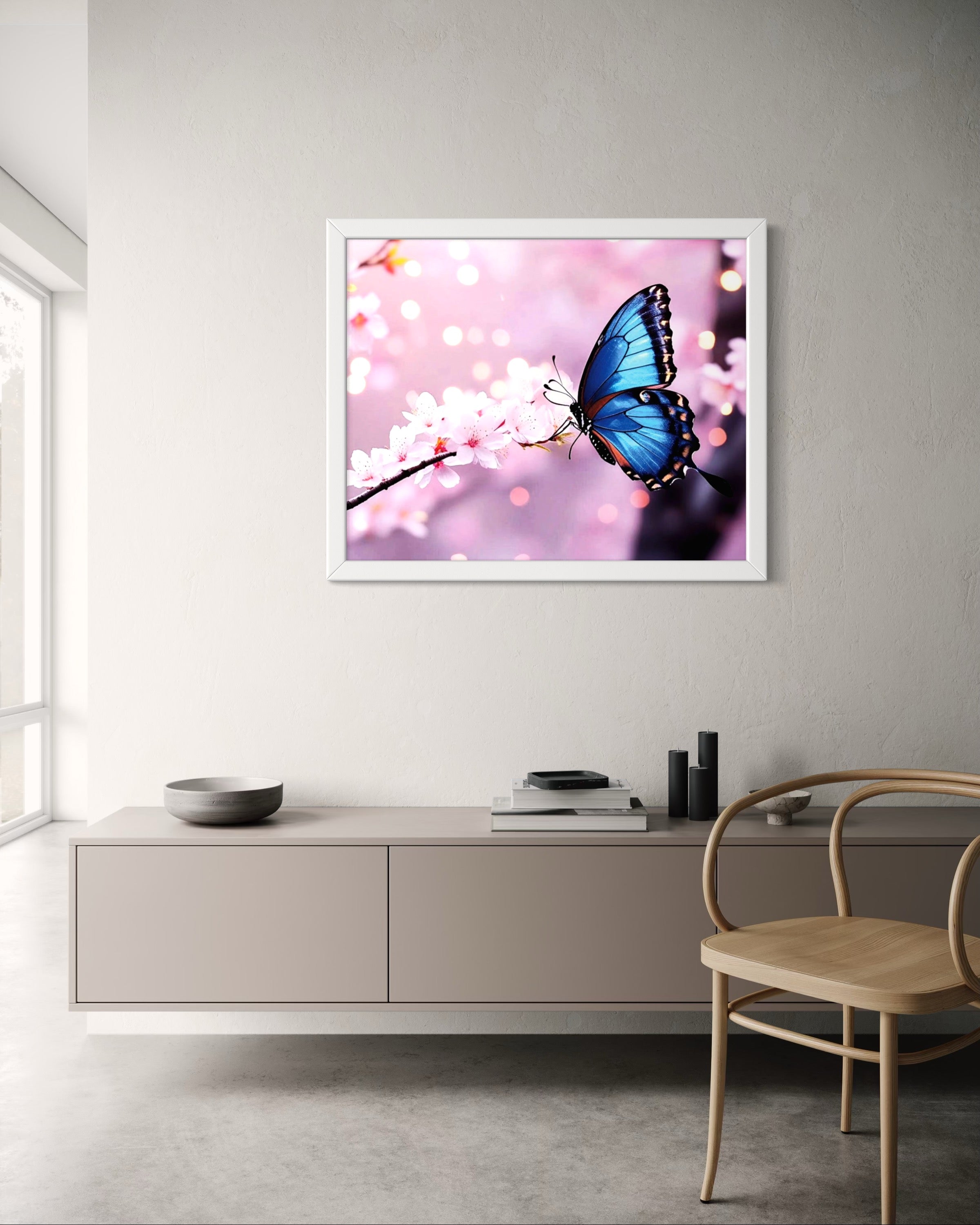 Butterfly Blossoms Museum Print